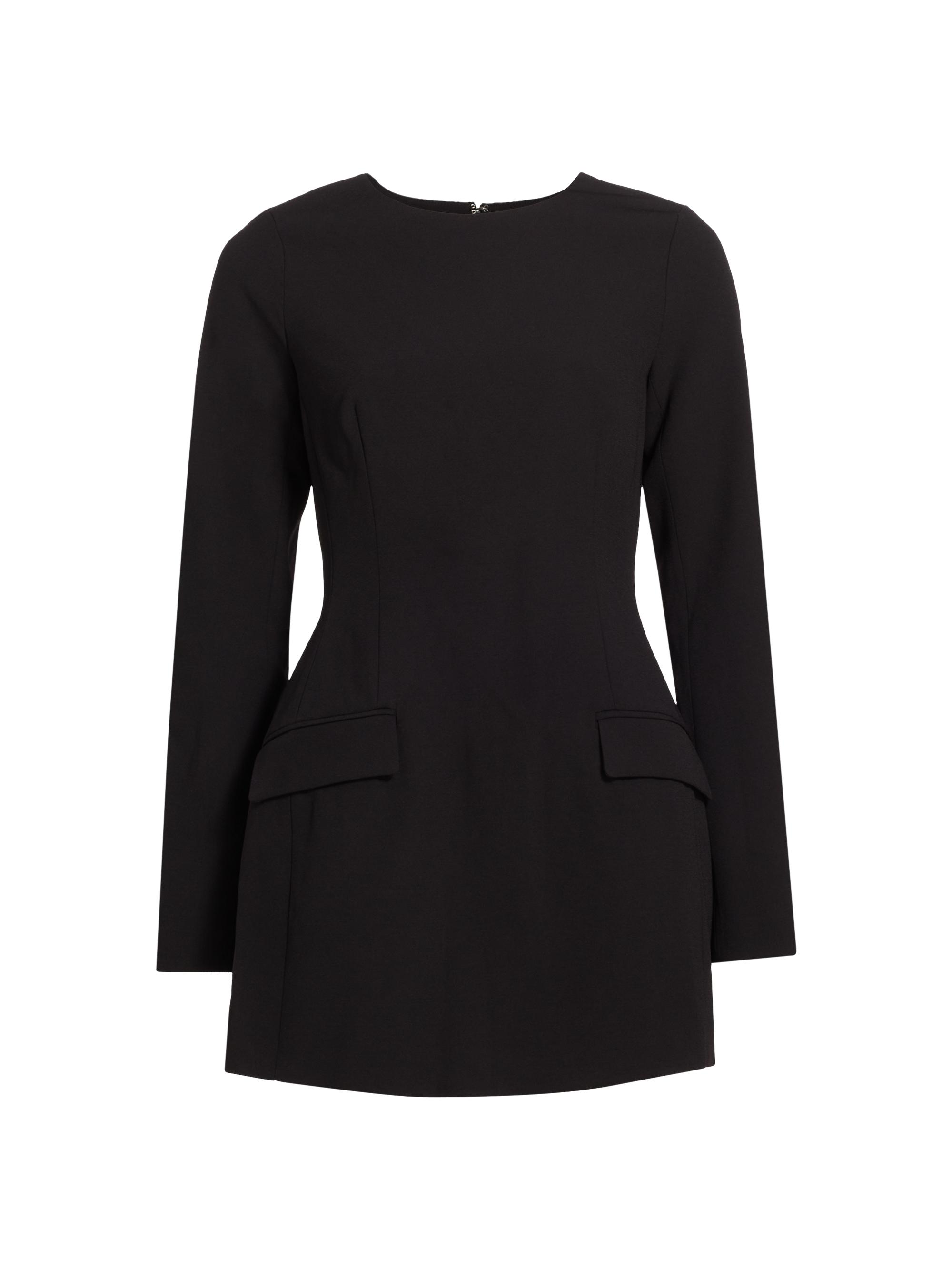 Nicholas the Label Women's Thessaly Long-Sleeve Minidress - Black