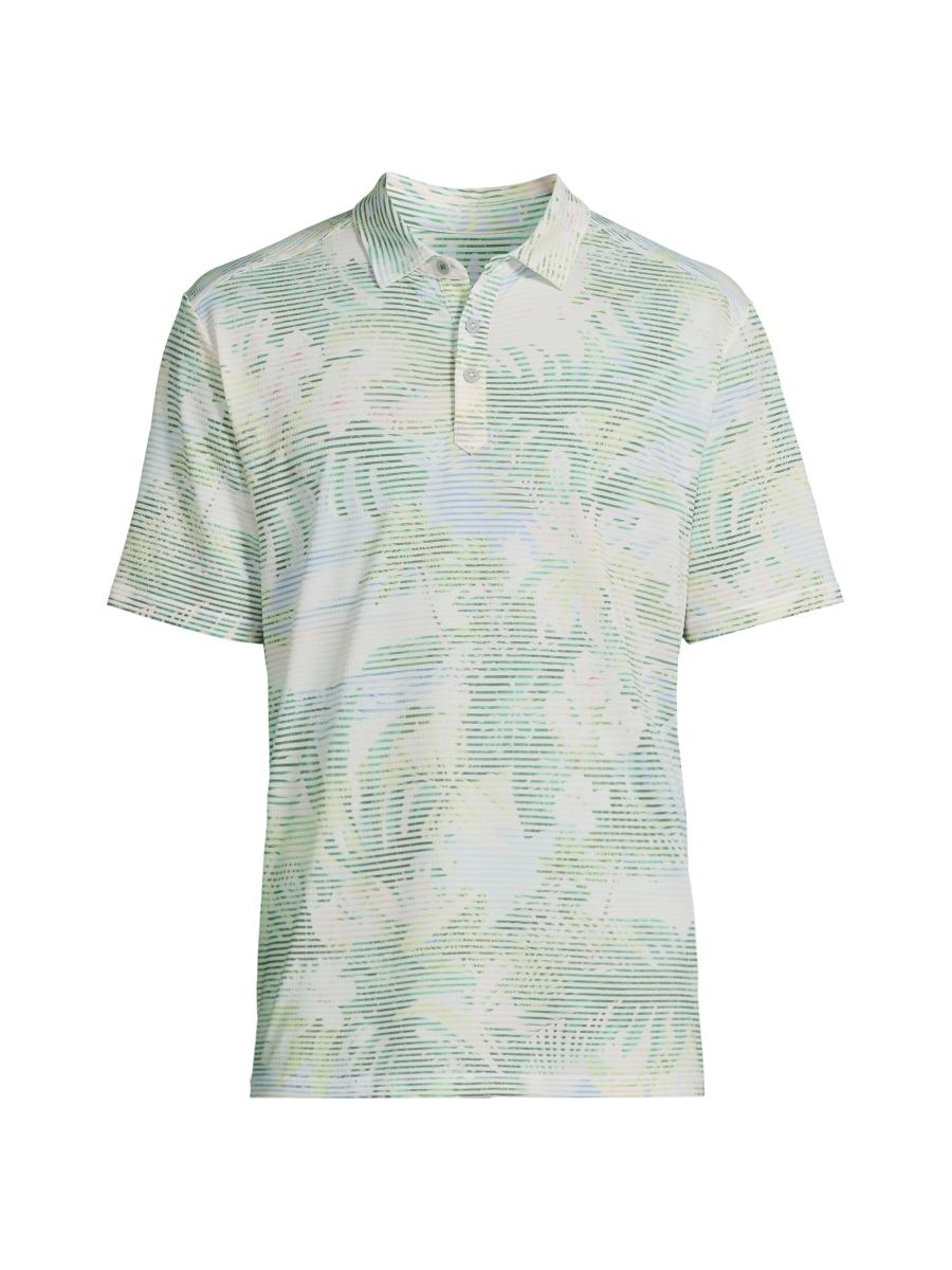 Tommy Bahama Men's Costa Wave Polo Shirt - Iced Slate main image 1