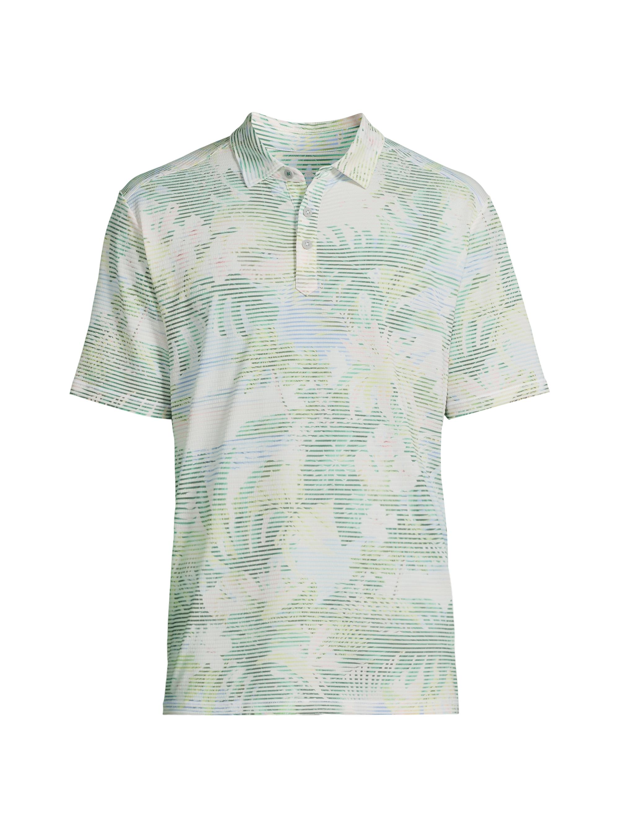Tommy Bahama Men's Costa Wave Ocean Vida Polo Shirt - Malibu Peach