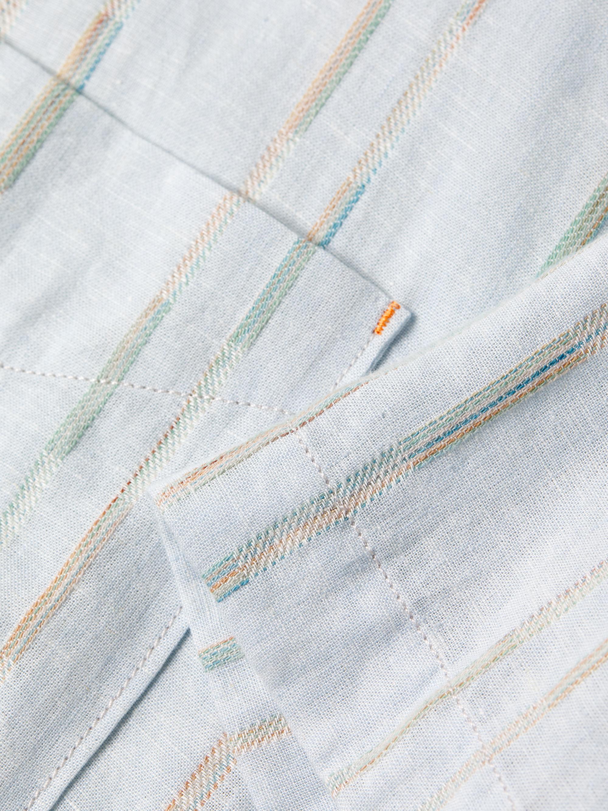 Tommy Bahama Men's Sonora Stripe Button-Front Shirt - Dew Drop | Thumbnail 6
