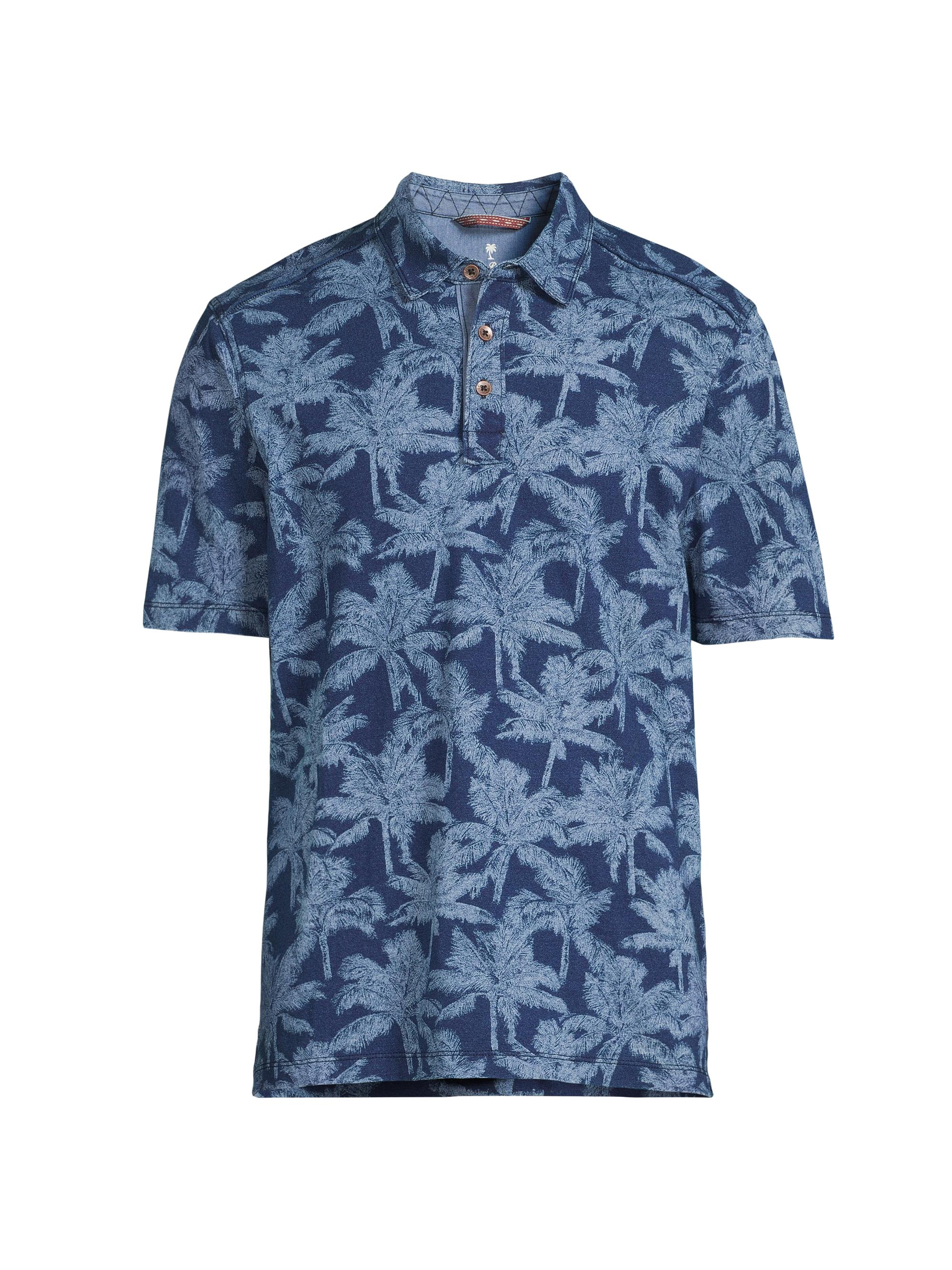 Tommy Bahama Men's Palm Impressions Polo Shirt - Indigo