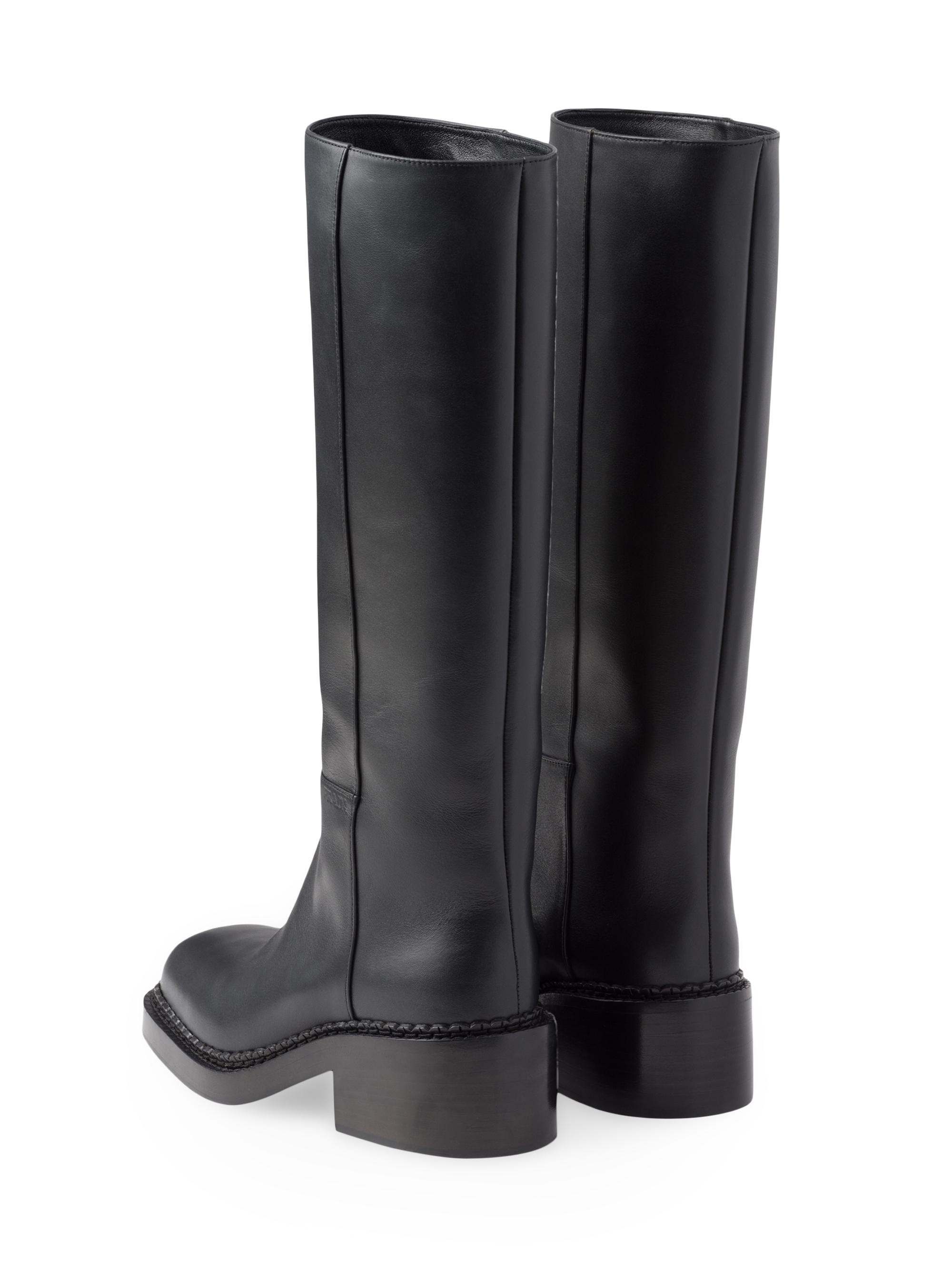 Prada Leather Boots | Saks Fifth Avenue
