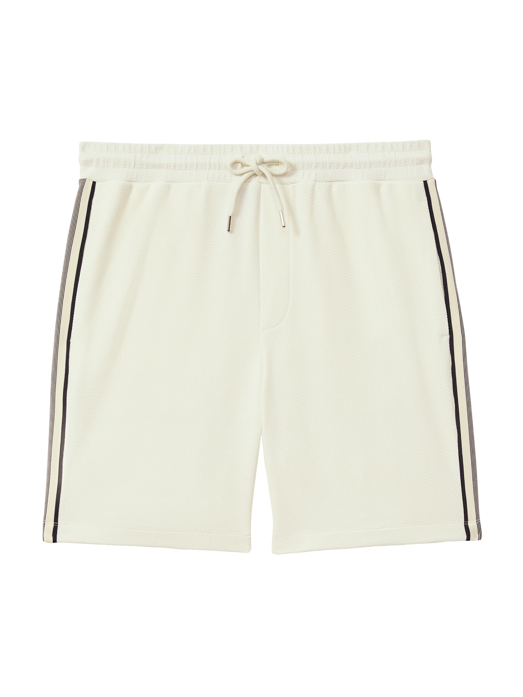 Reiss Men's Phonix Knit Sweat Shorts - Off White