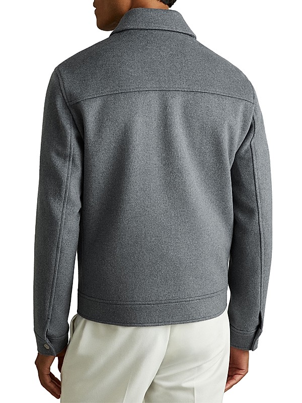 Shop Reiss Peridoe Knit Shirt Jacket | Saks Fifth Avenue Shop Reiss Peridoe Knit Shirt Jacket | Saks Fifth Avenue