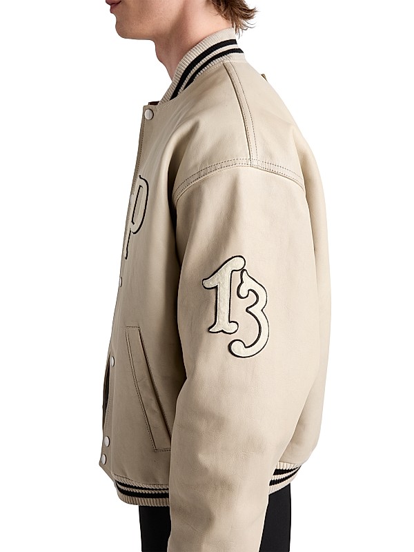 Shop Prada Padded Leather Bomber Jacket | Saks Fifth Avenue Shop Prada Padded Leather Bomber Jacket | Saks Fifth Avenue