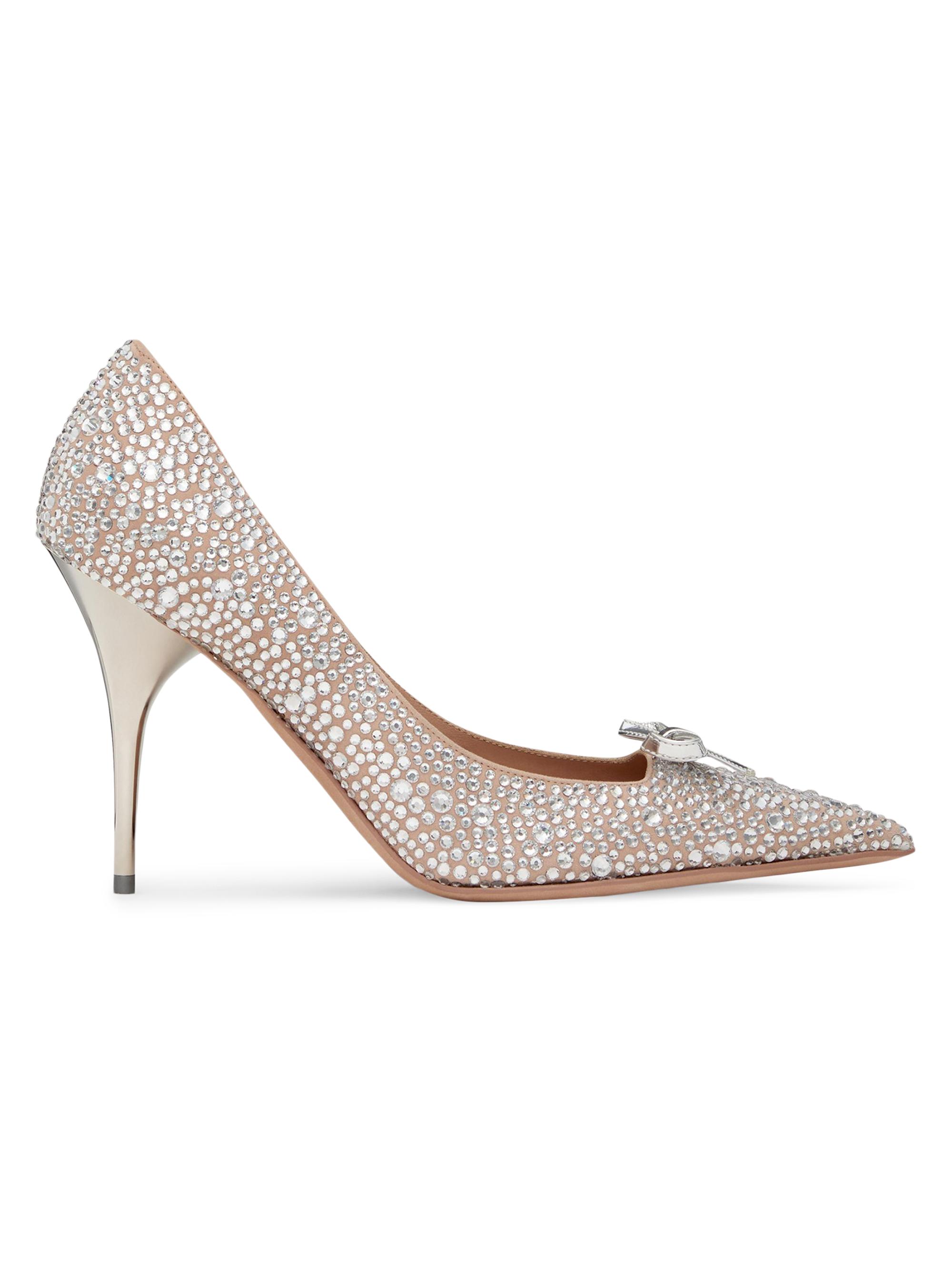 Valentino Garavani Romance Bow Pumps with Crystals 100MM | Saks