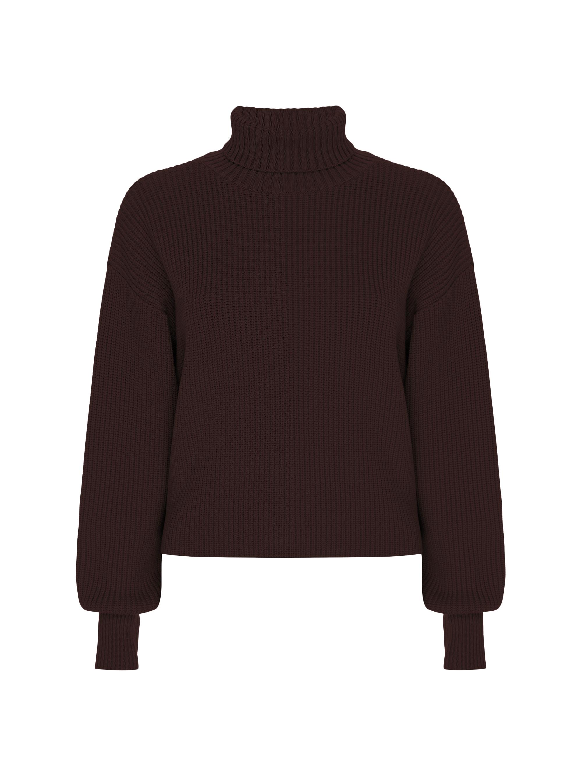 Good American Heavy Cozy Rib-Knit Turtleneck Sweater | Saks Fifth