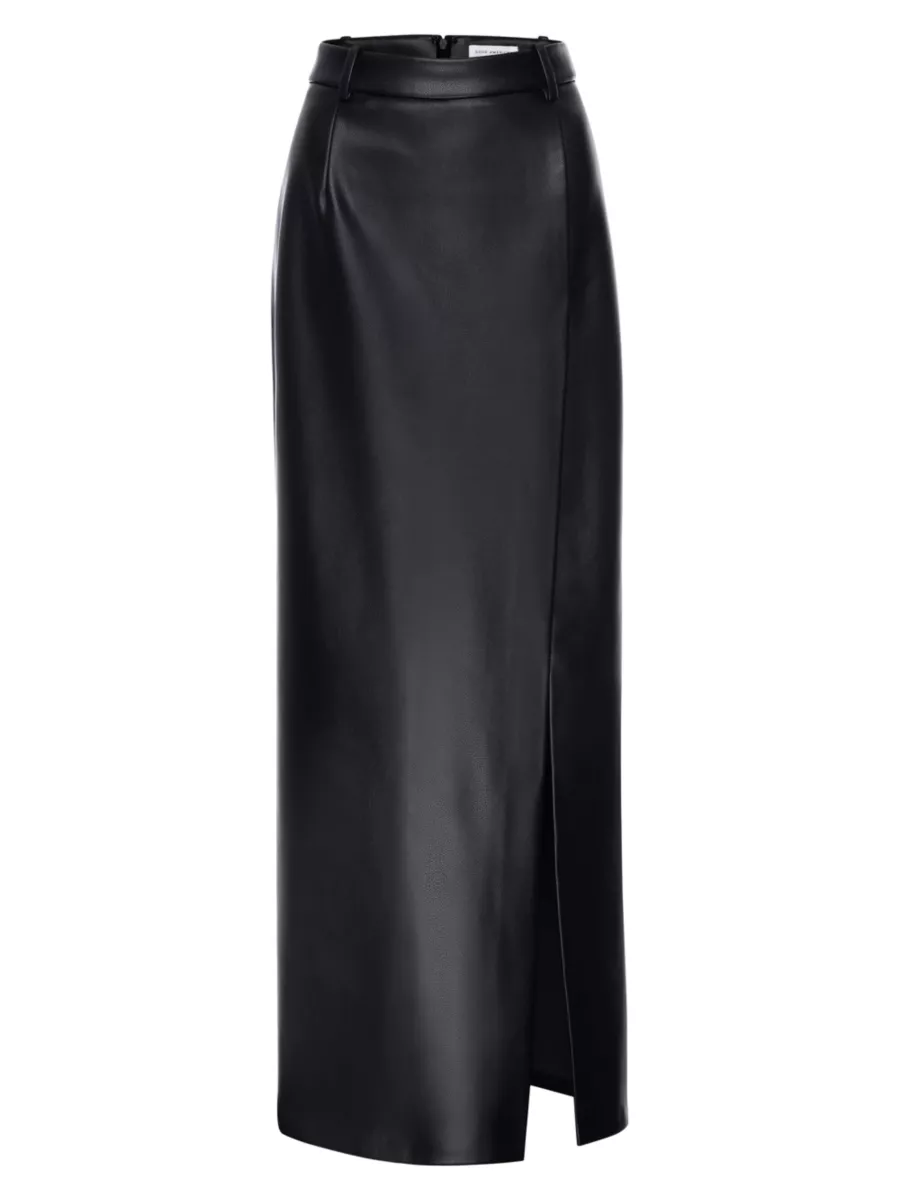Shop Good American Faux Leather Maxi Skirt | Saks Fifth Avenue Shop Good American Faux Leather Maxi Skirt | Saks Fifth Avenue