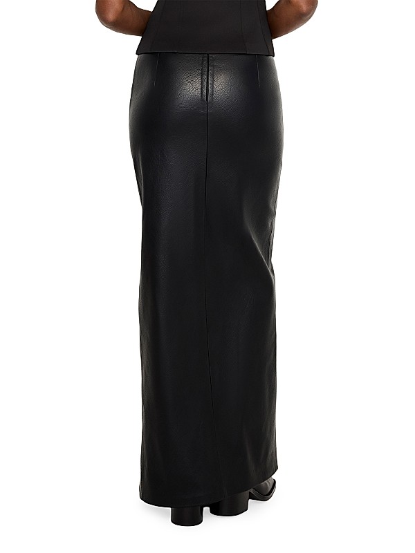 Shop Good American Faux Leather Maxi Skirt | Saks Fifth Avenue Shop Good American Faux Leather Maxi Skirt | Saks Fifth Avenue