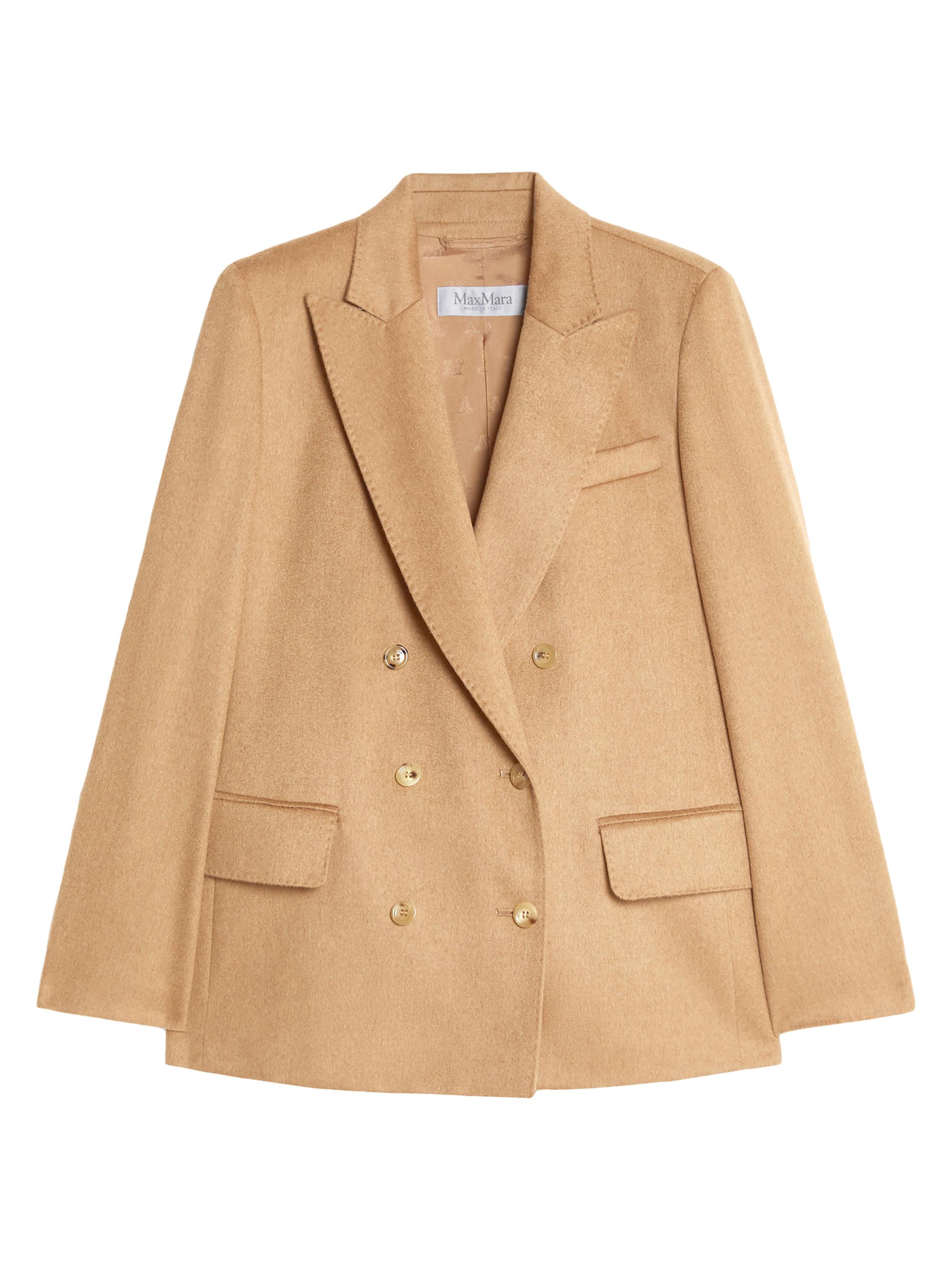 Max Mara Women's Sumero Wool Double-Breasted Blazer - Camel