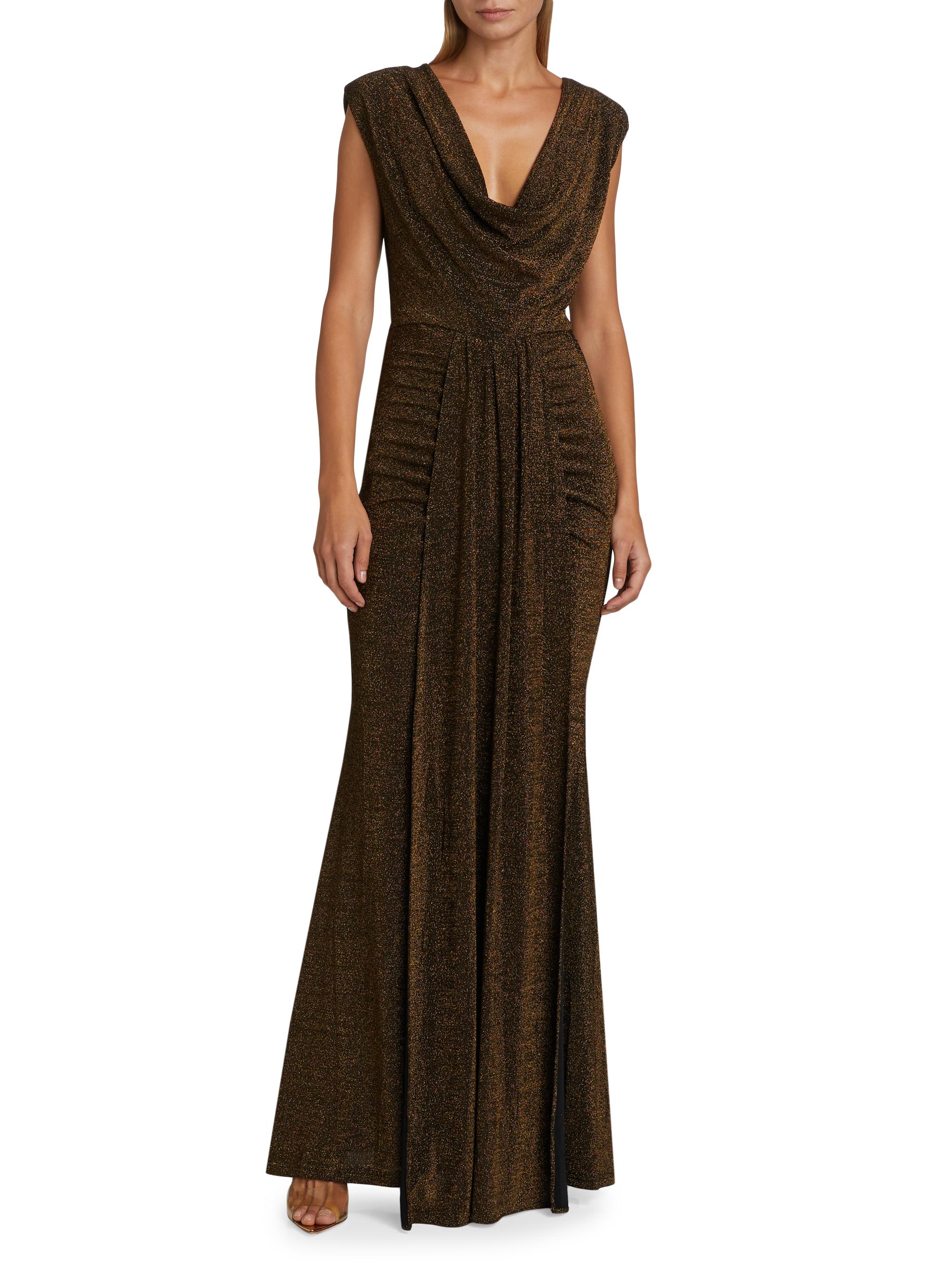 Elliatt Nalani Metallic Maxi Dress | Saks Fifth Avenue