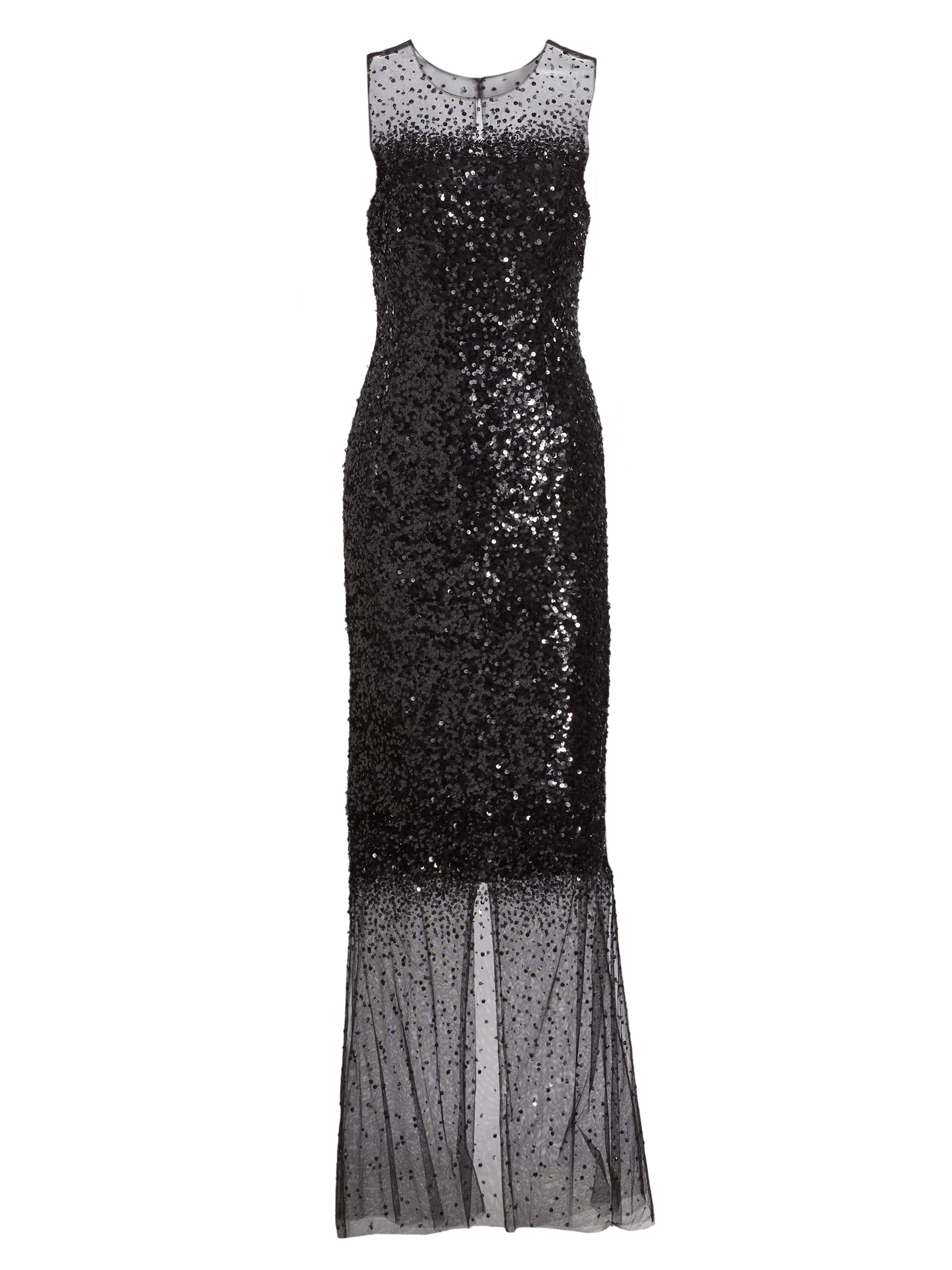 Sachin & Babi Women's Candida Sequined Tulle Gown - Black