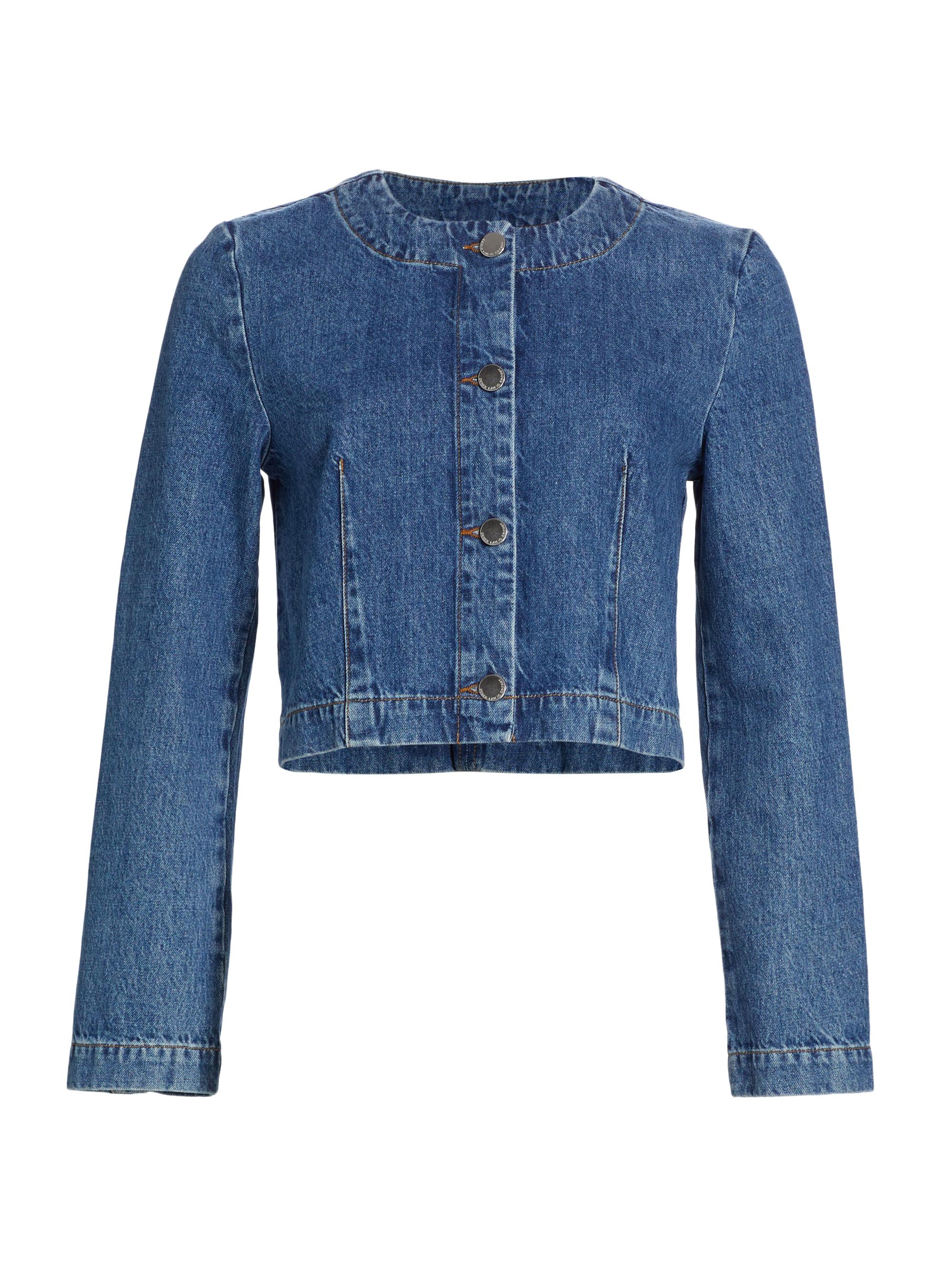 Derek Lam 10 Crosby Women's Ezra Denim Jacket - Canal