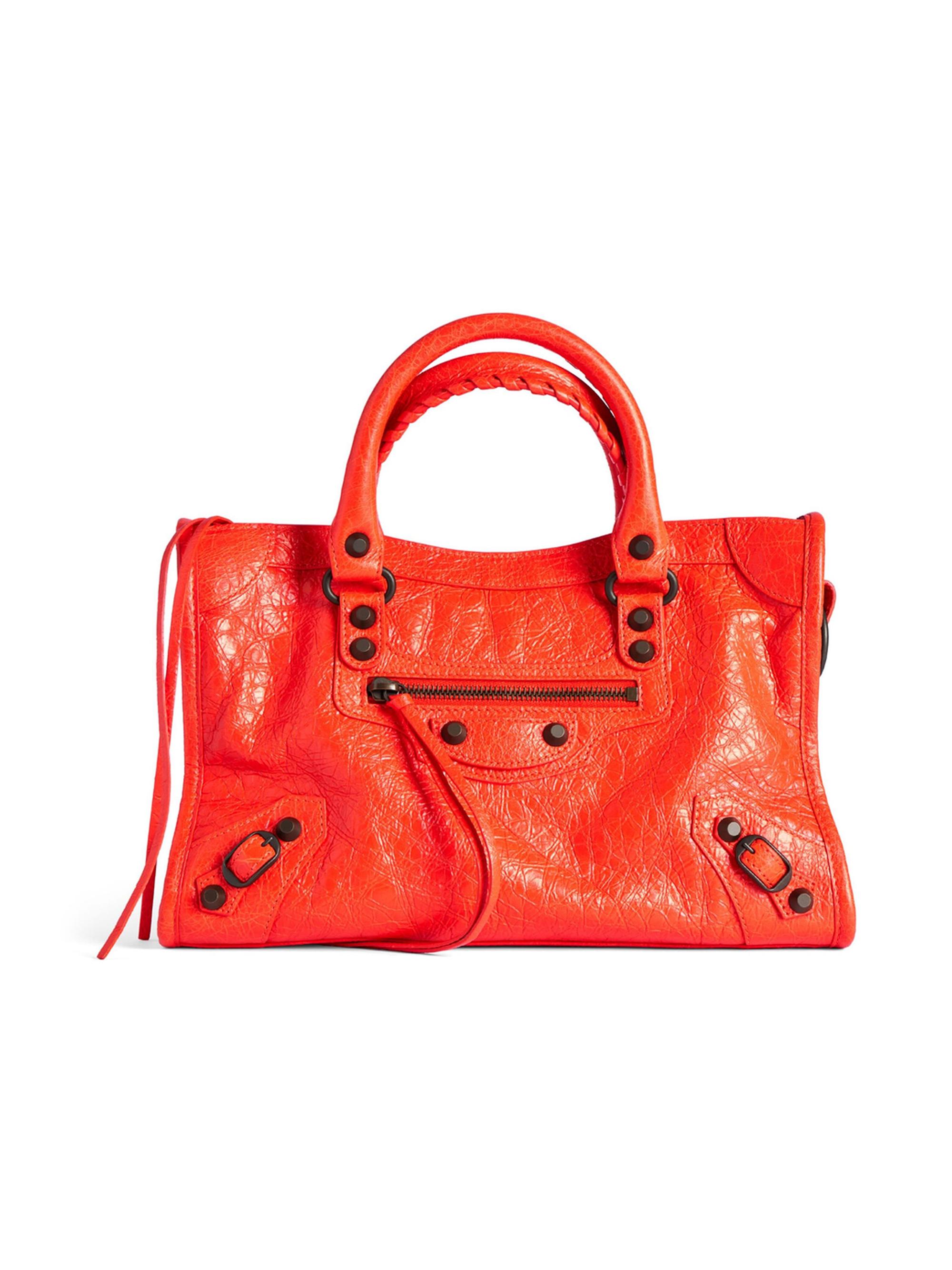 Balenciaga Women's Le City  Top Handle Bag - Pop Orange