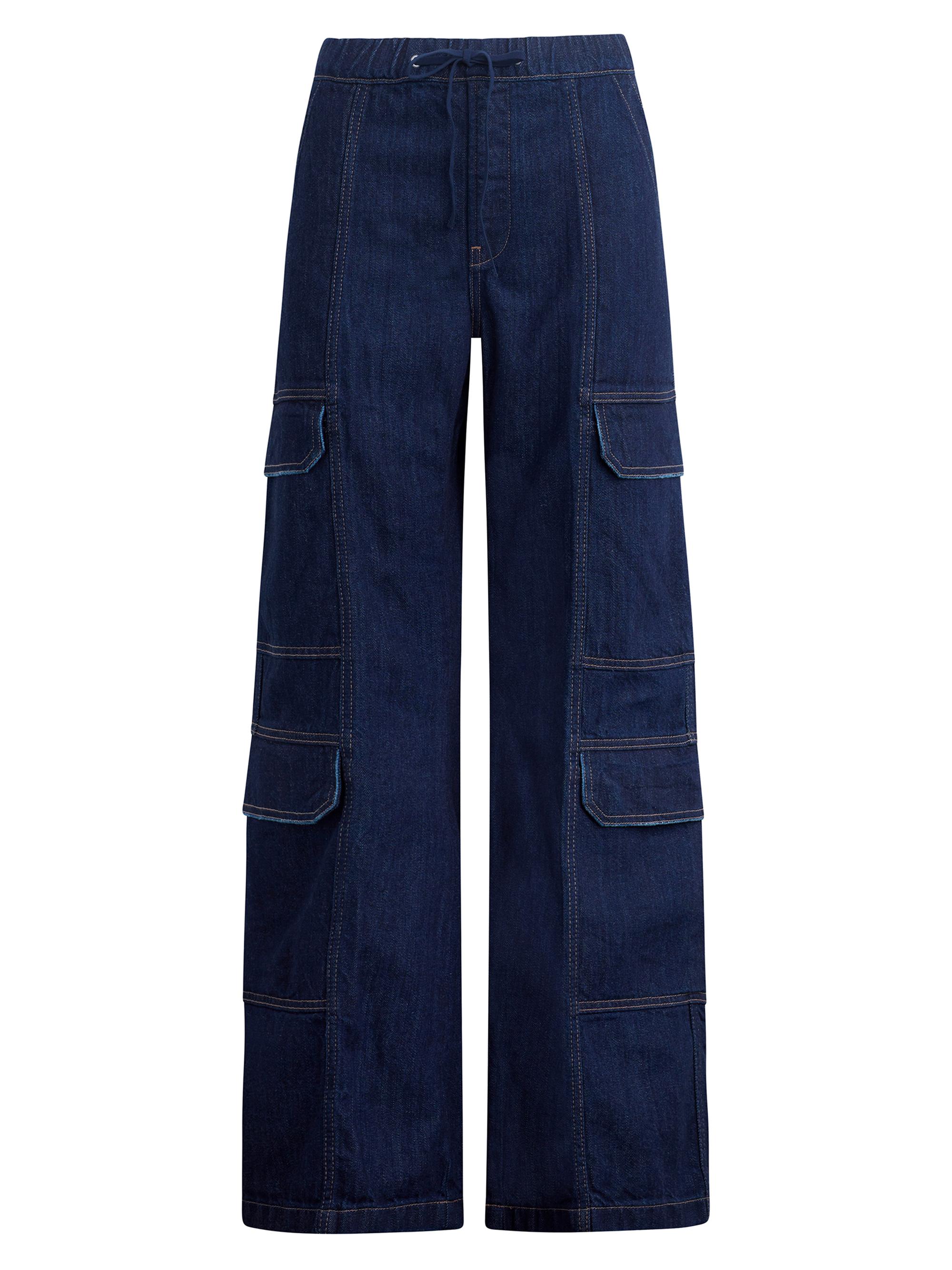 Alice + Olivia Cay Baggy Denim Cargo Jeans | Saks Fifth Avenue