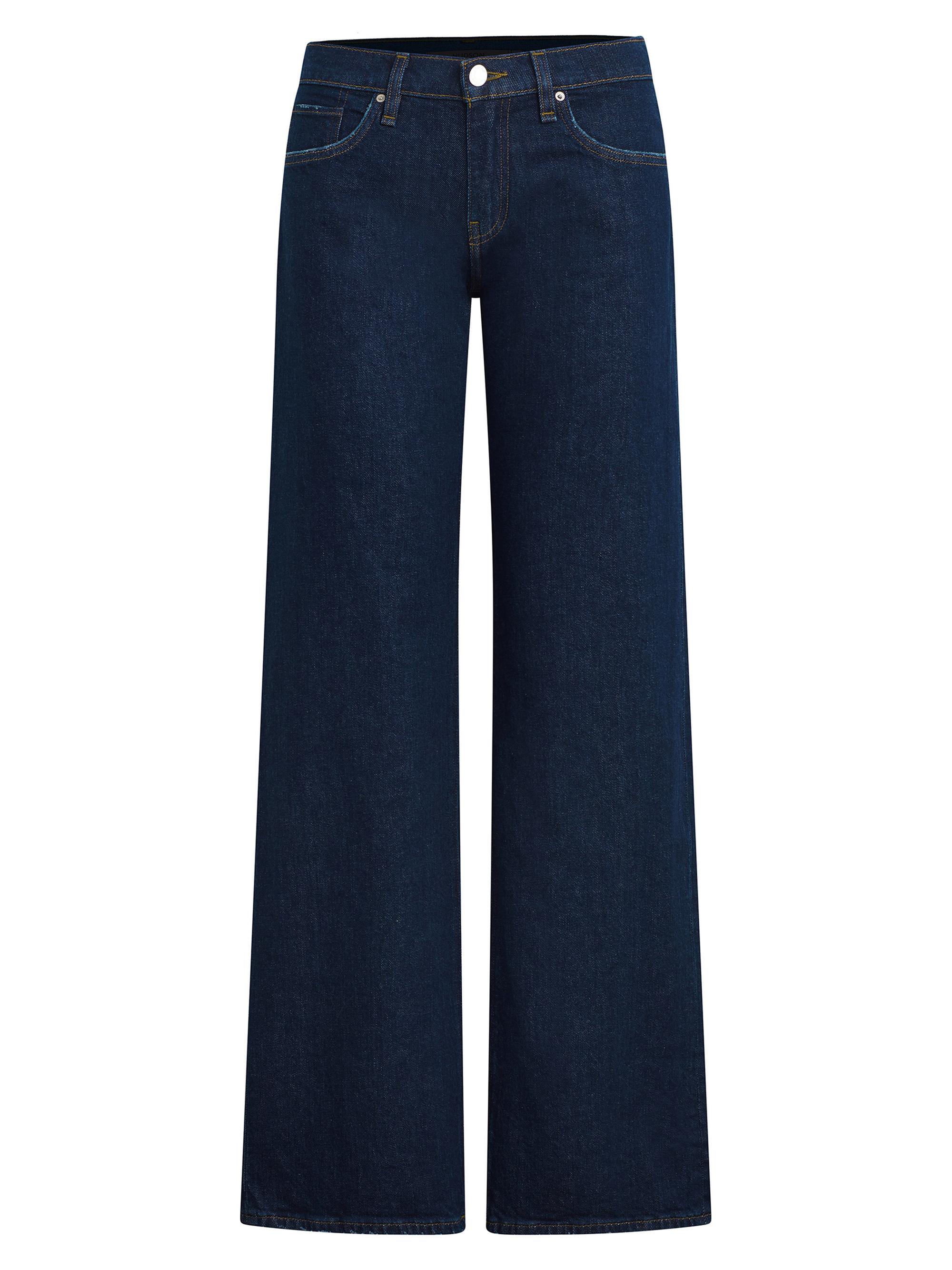 Hudson Jeans Women's Kelli Low-Rise Wide-Leg Jeans - Eve