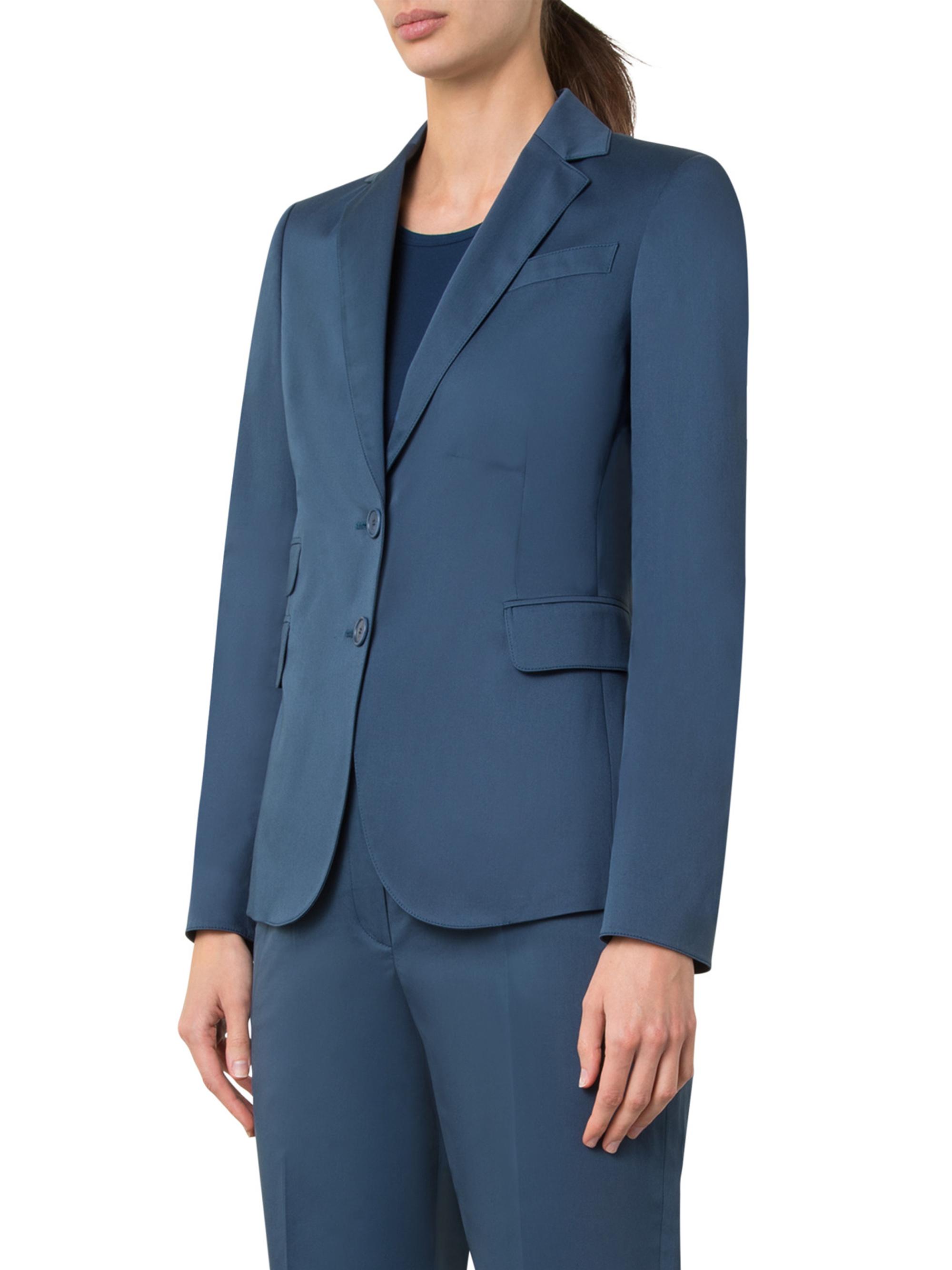 Akris punto Stretch Cotton Two-Button Blazer | Saks Fifth Avenue