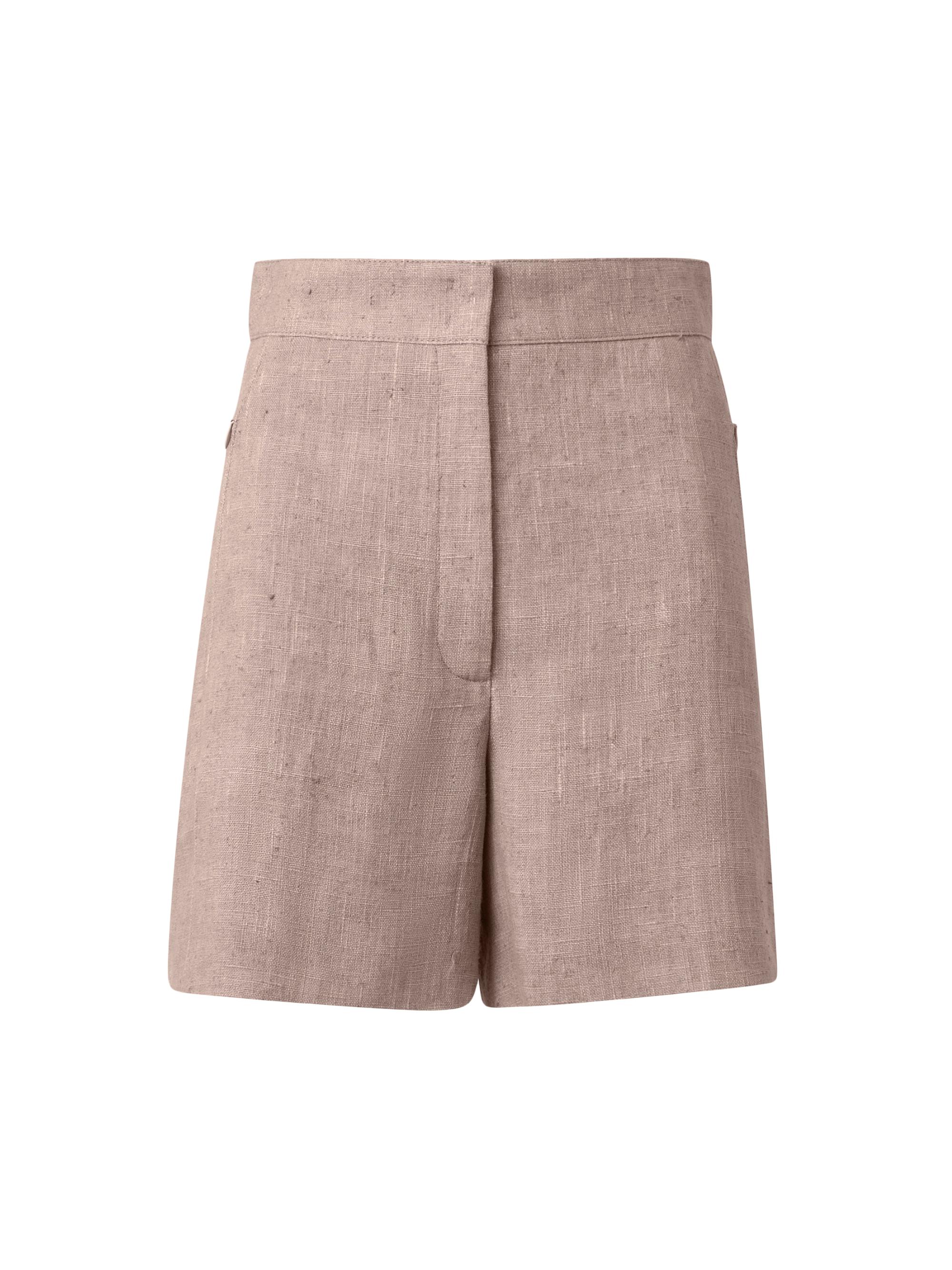 Akris punto Women's Filia Linen Shorts - Beige