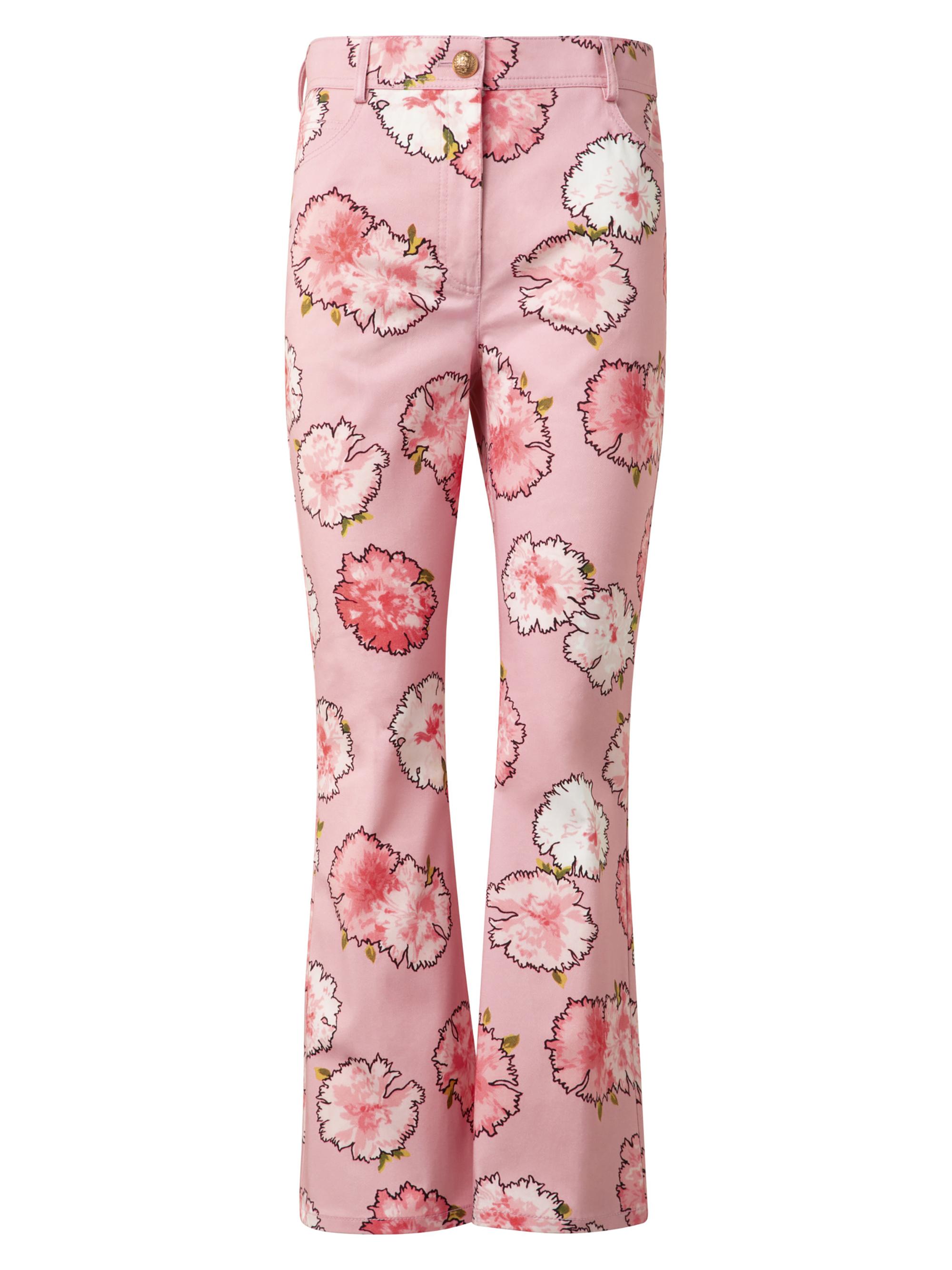 Akris punto Women's Cali Carnation Stretch-Denim Jeans - Pale Pink Multi