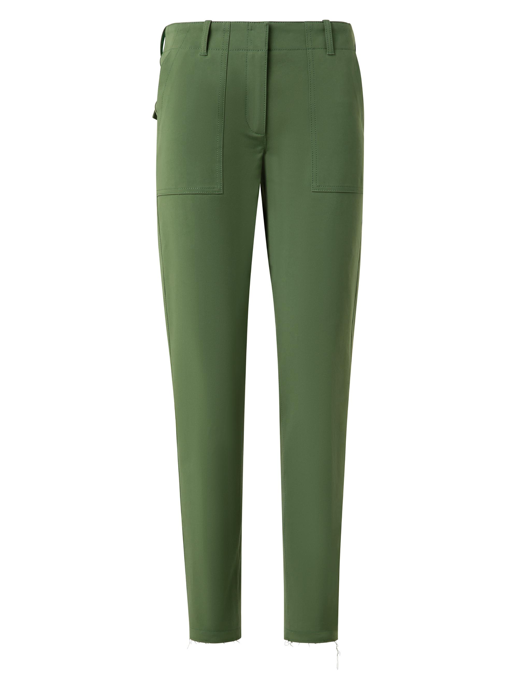 Akris punto Women's Franco Stretch Cotton Ankle-Length Pants - Laurel