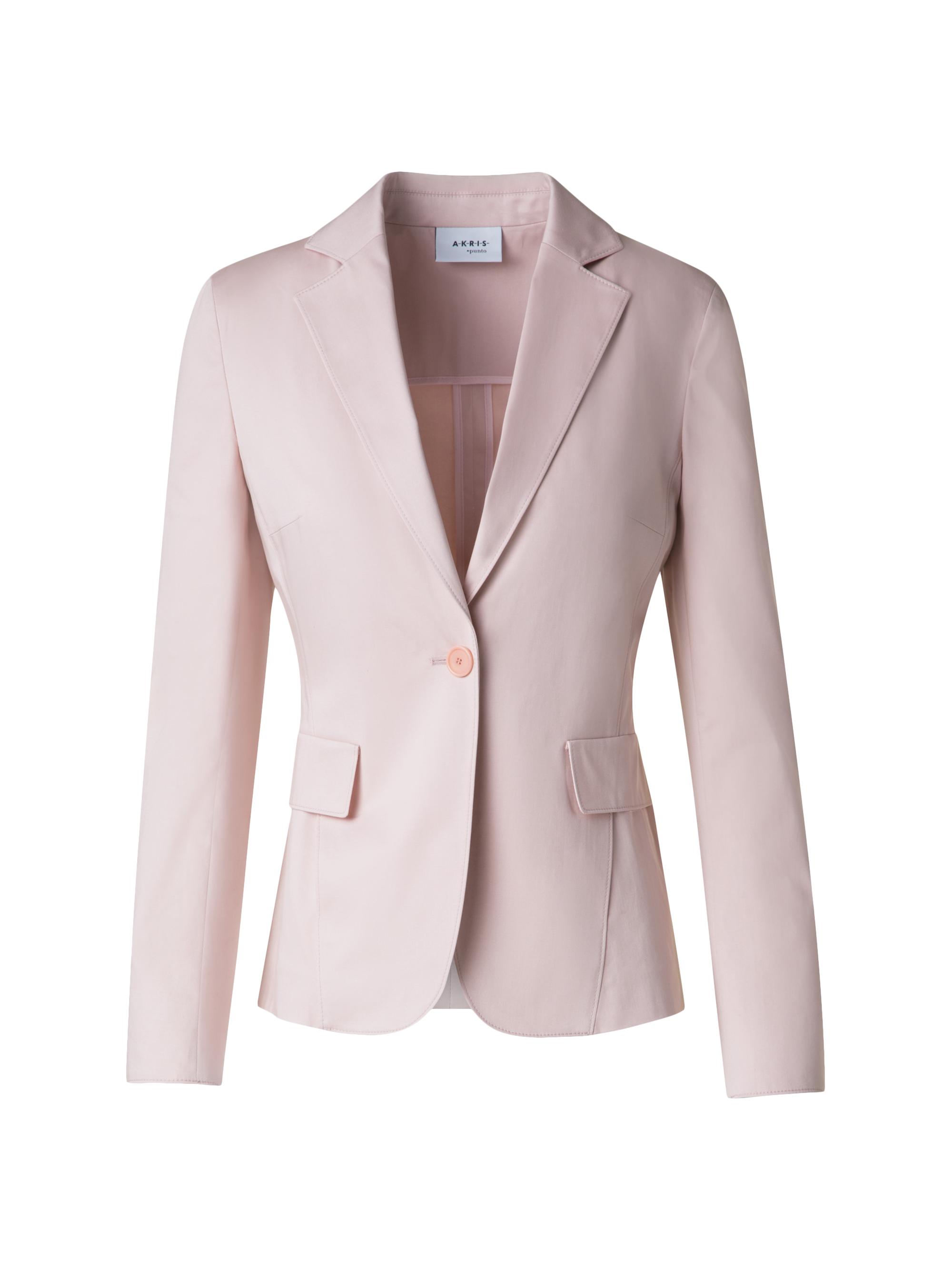 Akris punto Women's Stretch Cotton Blazer - Rose
