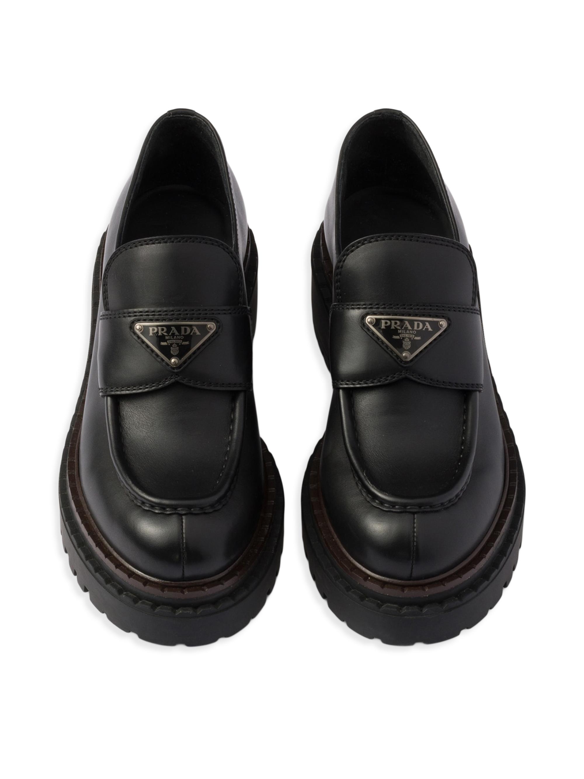 Prada Leather Loafers | Saks Fifth Avenue