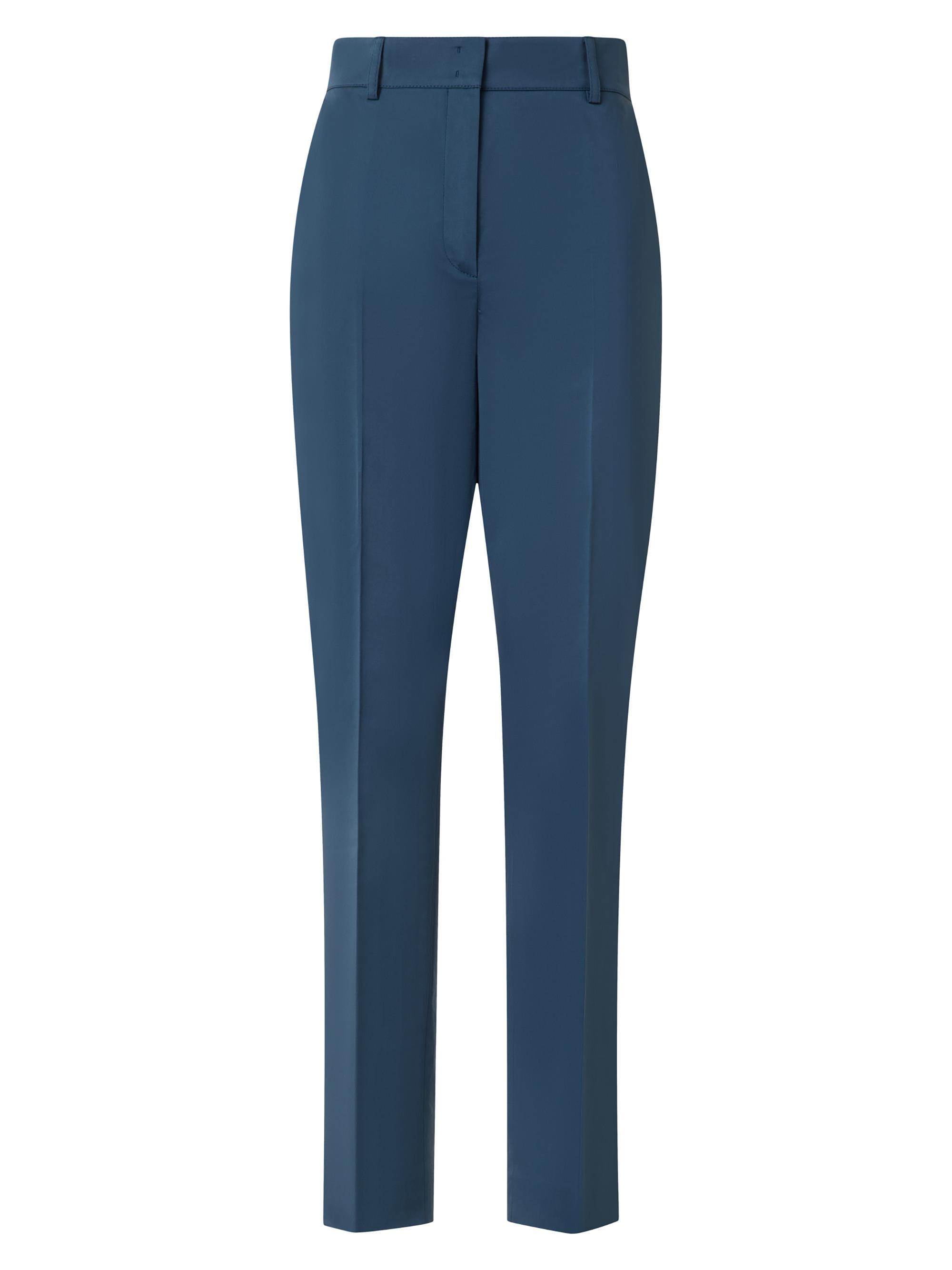 Akris punto Women's Feryn Stretch Cotton Tapered Pants - Navy