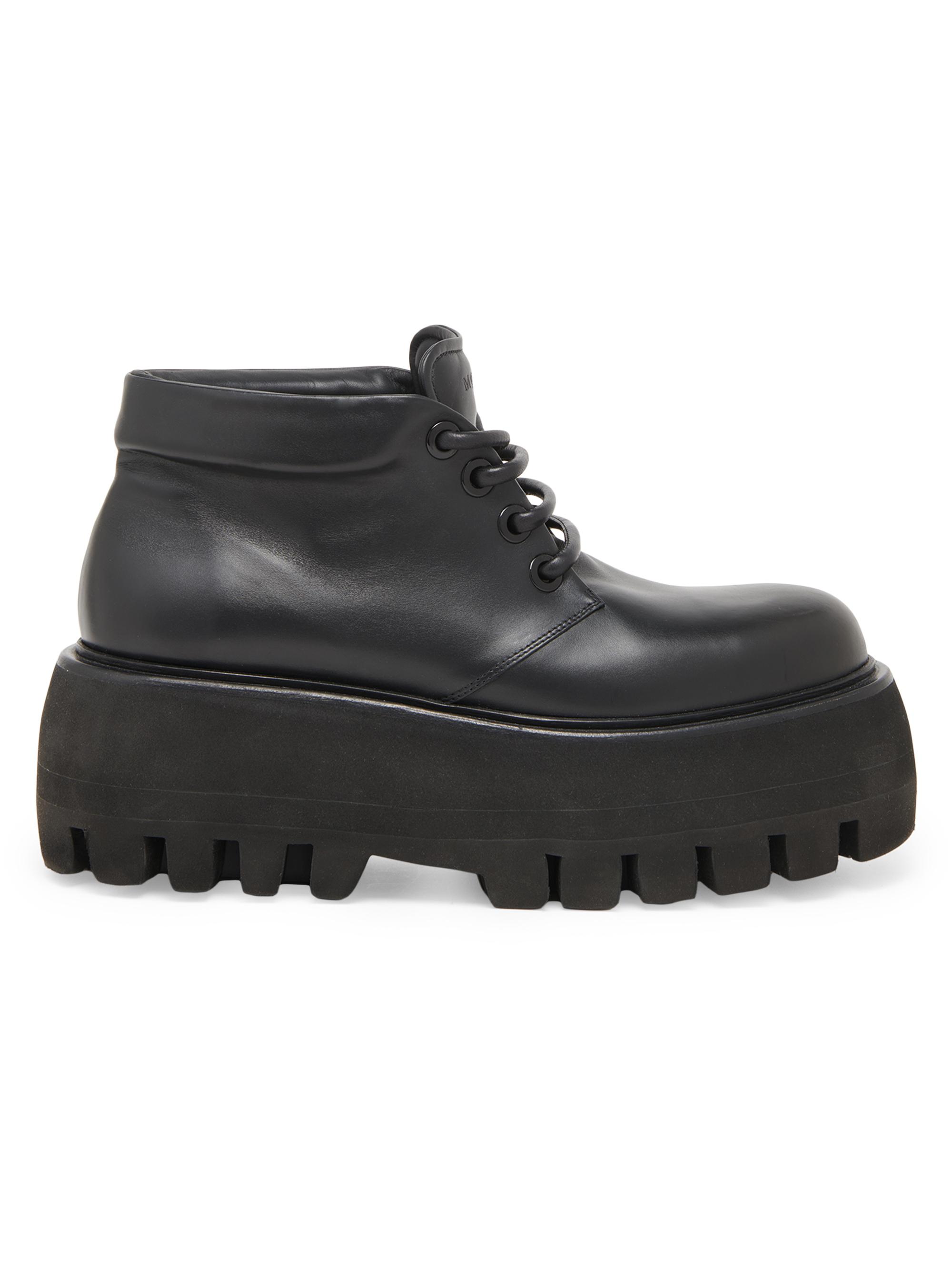 McQueen Men's Sofa Lace-Up Boots - Black