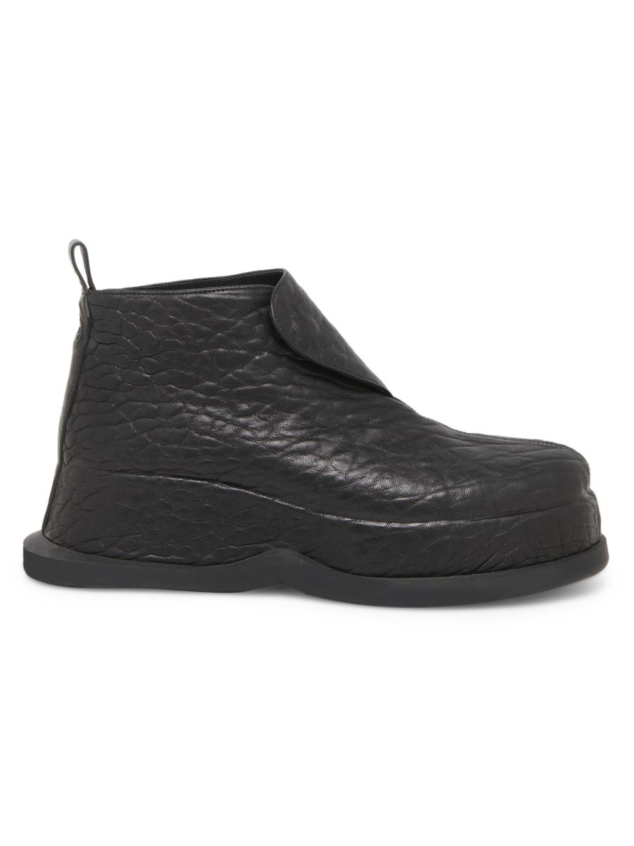 ショートブーツ・ブーティ MCQUEEN 'Wander' ankle boots McQueen Wave Ankle Boots | Saks Fifth Avenue