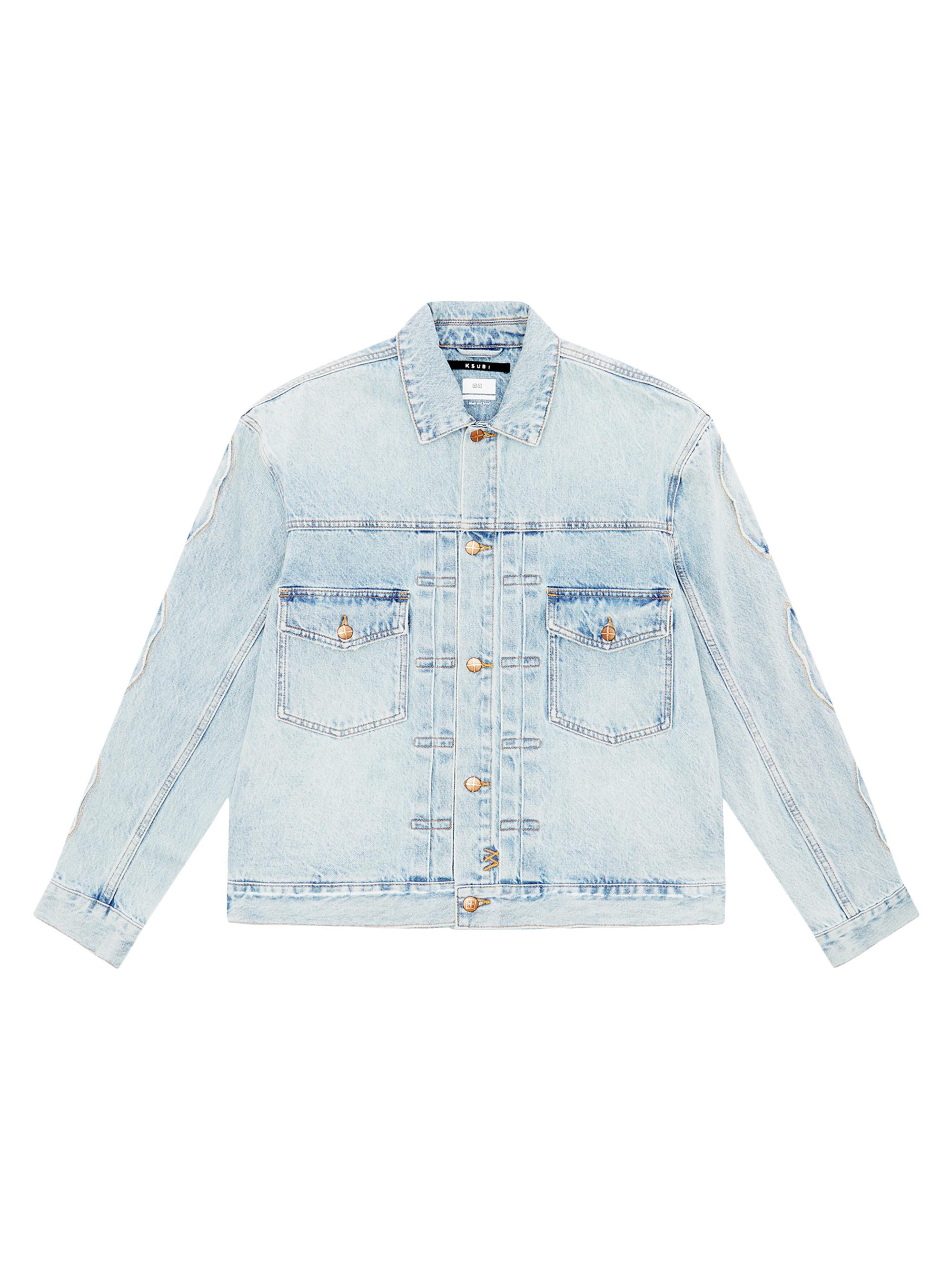 Ksubi Men's This Is Not A Rodeo Doubledown Oh G Jacket - Denim