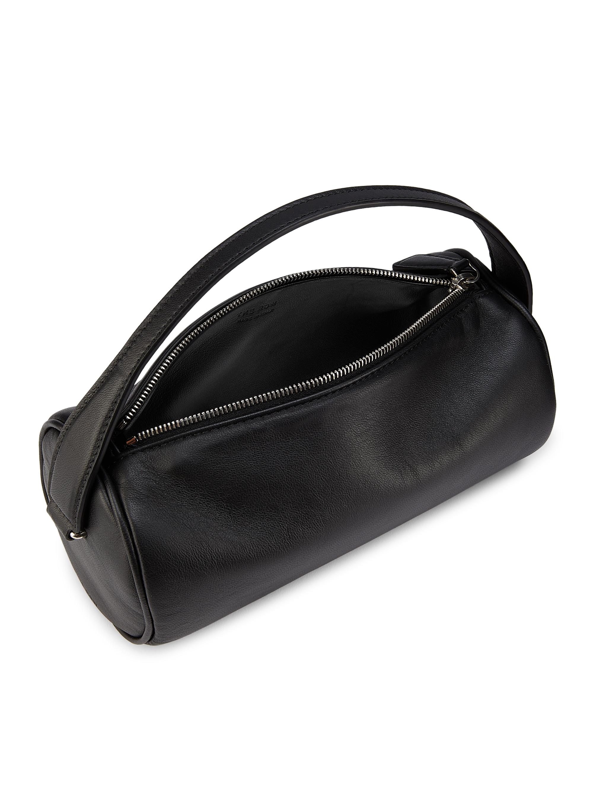 Shop The Row Round 90s Leather Top Handle Bag | Saks Fifth Avenue