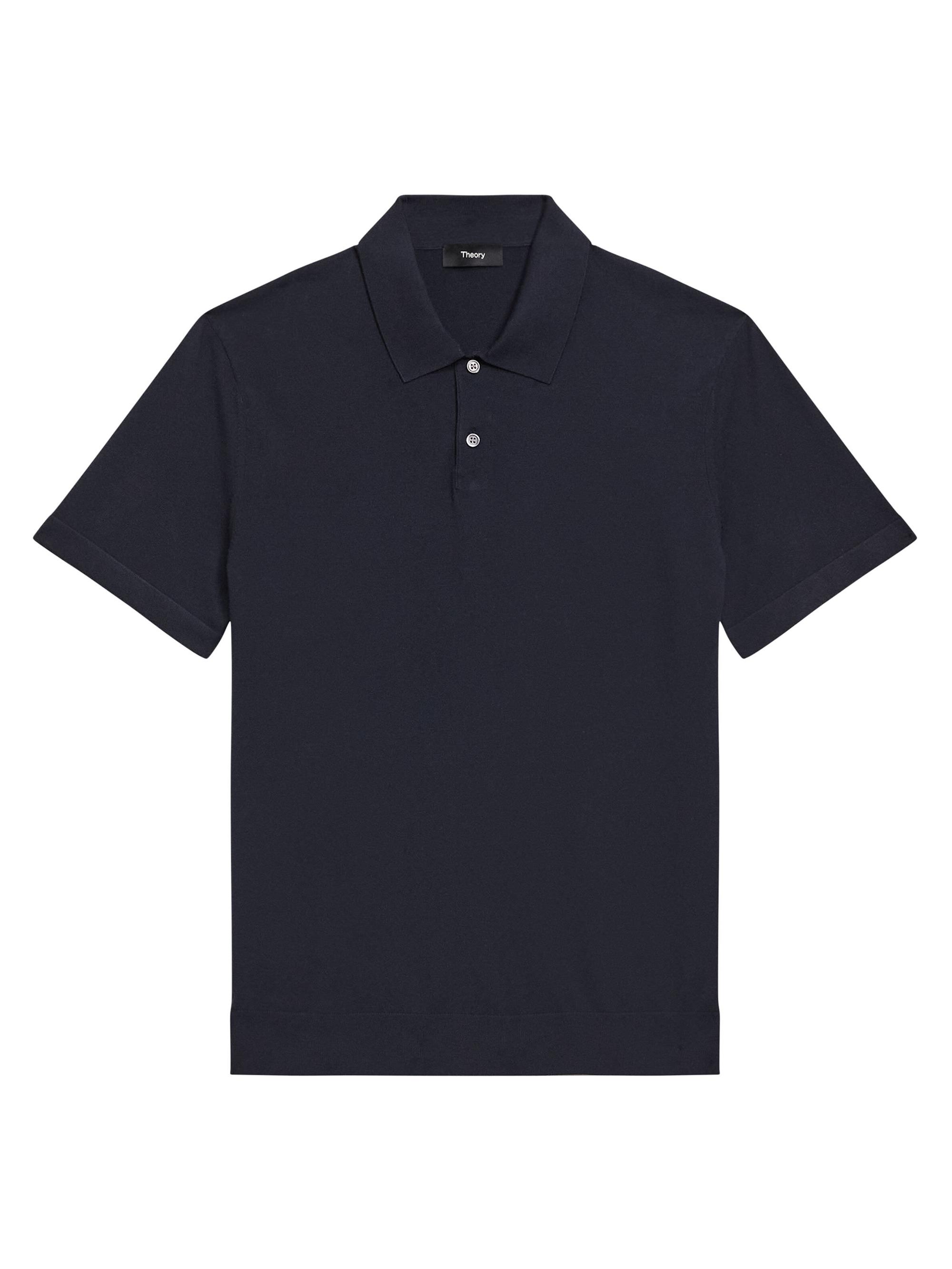 Theory Men's Goris Knit Polo Shirt - Baltic