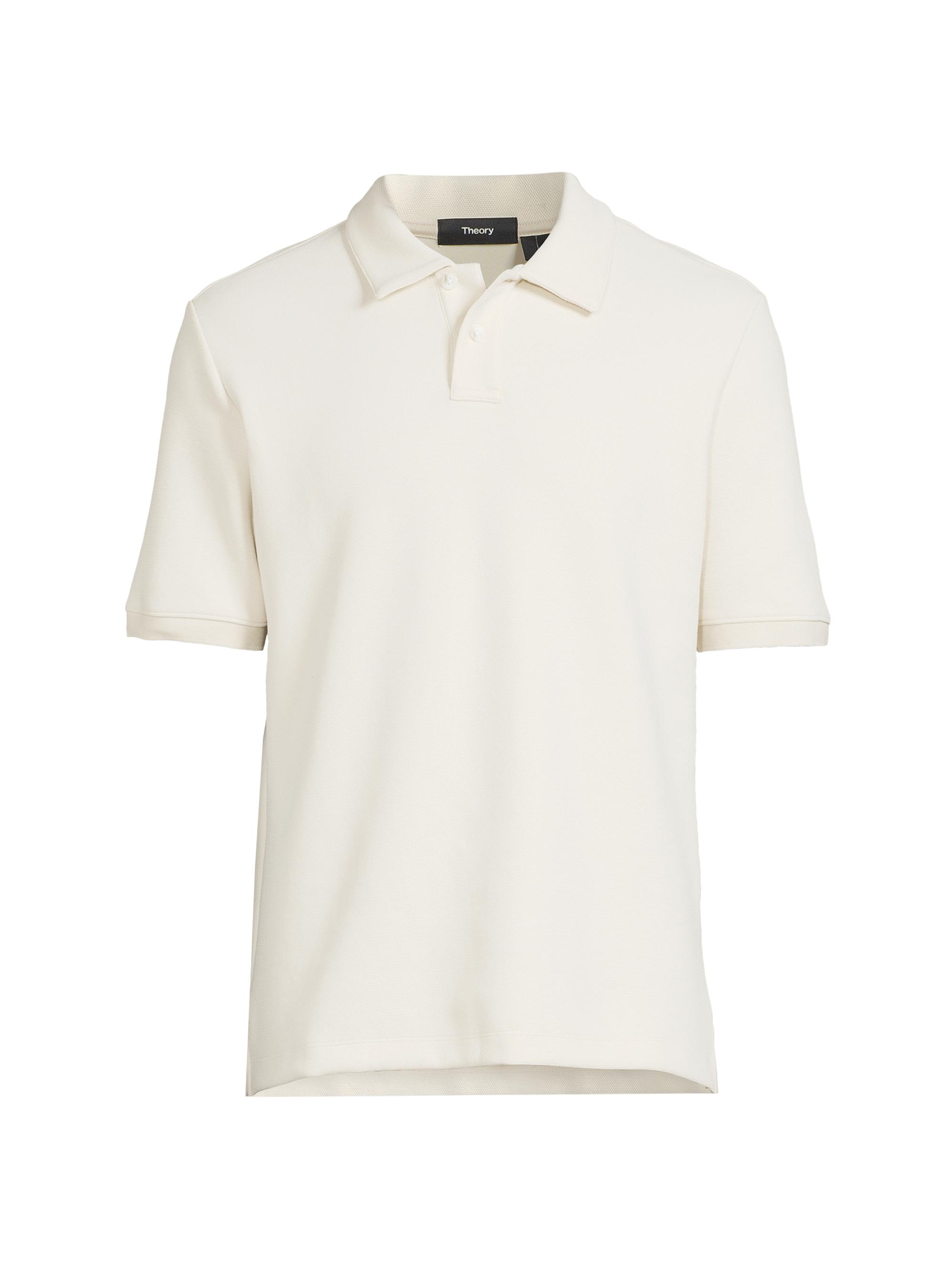 Theory Men's Delroy Cotton-Blend Polo Shirt - Baltic
