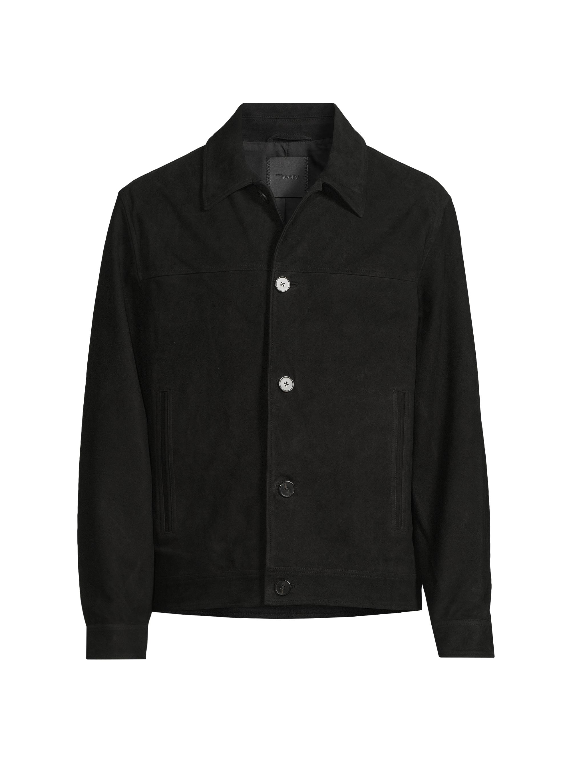 Theory Men's Amos L. Reece Trucker Jacket - Black