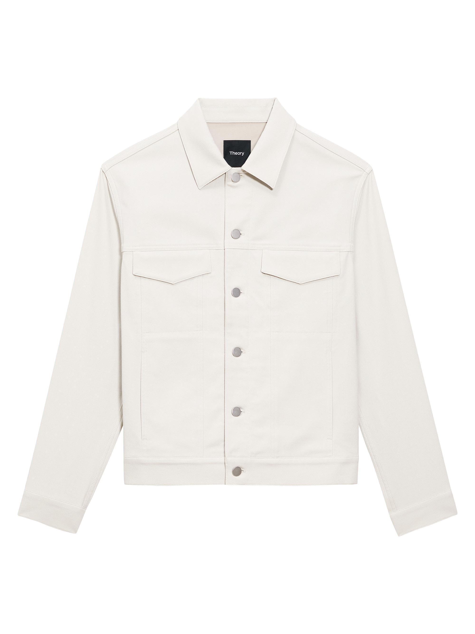Theory Men's River Trucker Jacket - Buff
