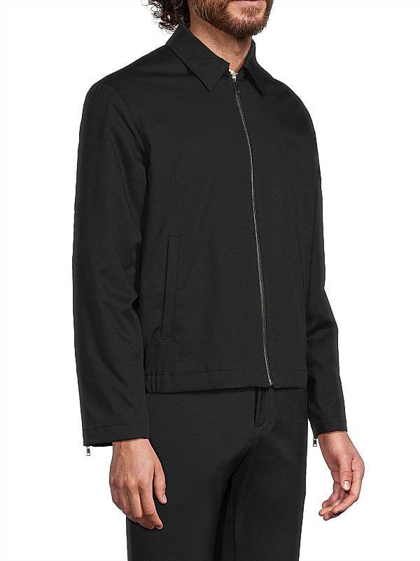 Shop Theory Stretch Cotton Twill Jacket | Saks Fifth Avenue Shop Theory Stretch Cotton Twill Jacket | Saks Fifth Avenue