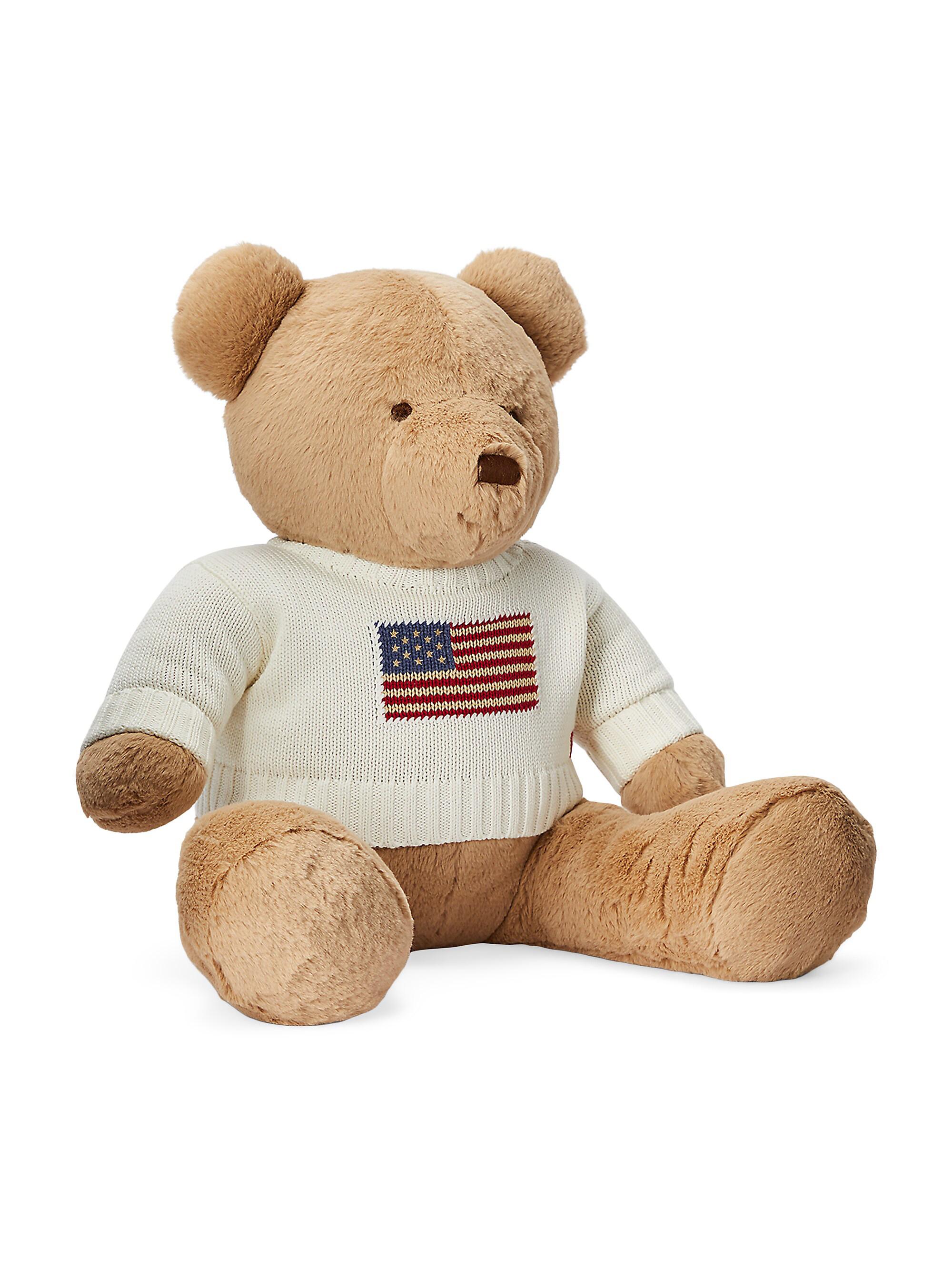 ぬいぐるみ Polo Bear Polo Ralph Lauren Sweater Teddy Bear Plush Toy | Saks Fifth