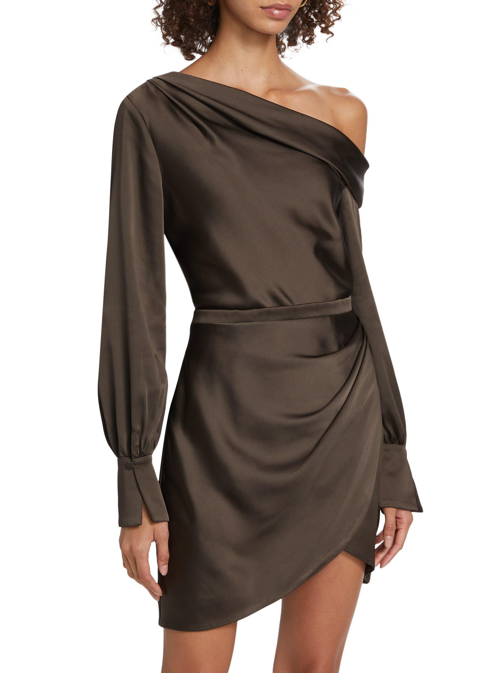 green emerald velvet dress Lyla Red Off Shoulder Mini Dress - US 4