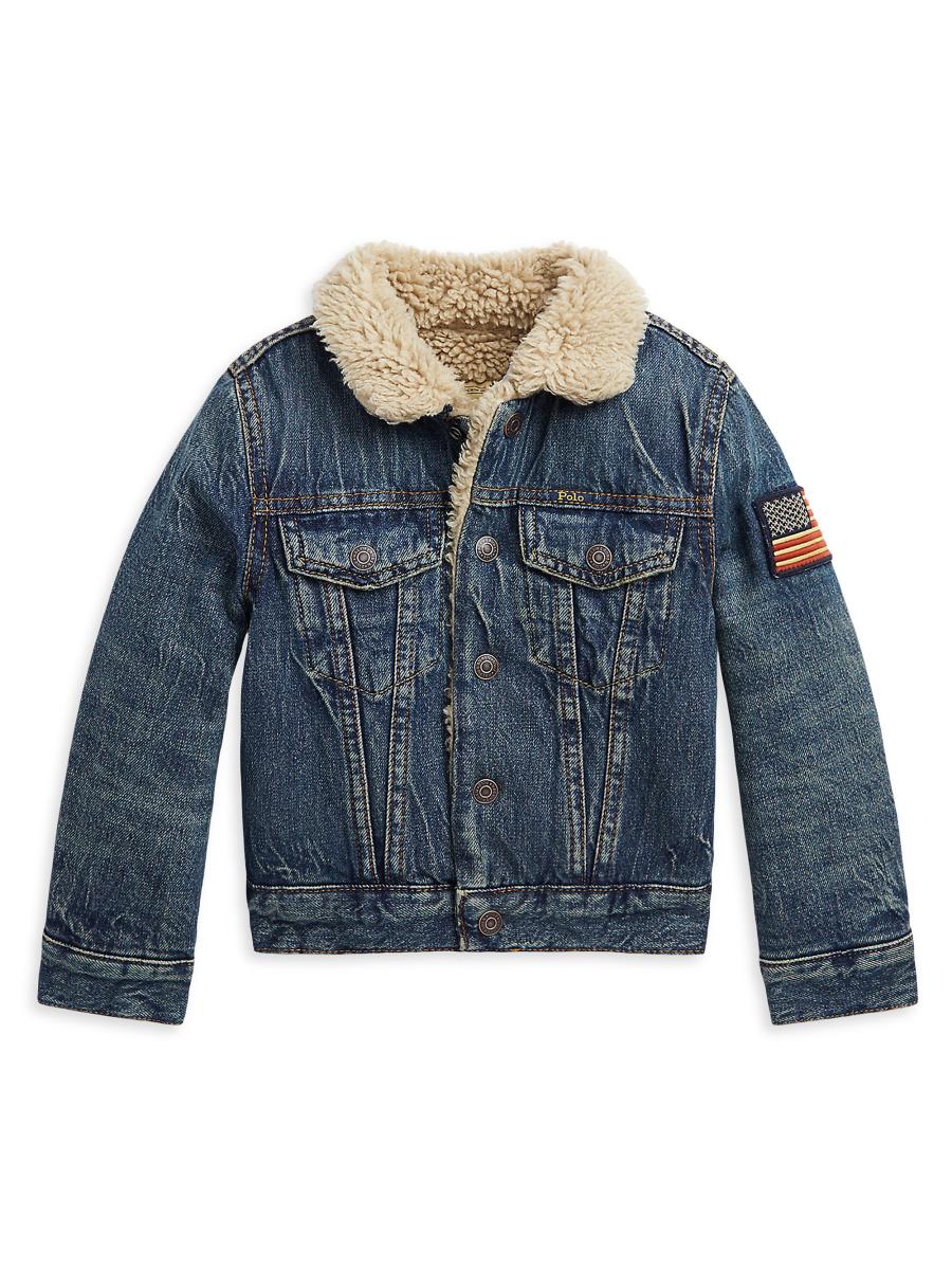 Ralph Lauren Denim ダークグレー ニット M Polo Ralph Lauren Double Knitted Full-Zip Hoodie Barclay Heather