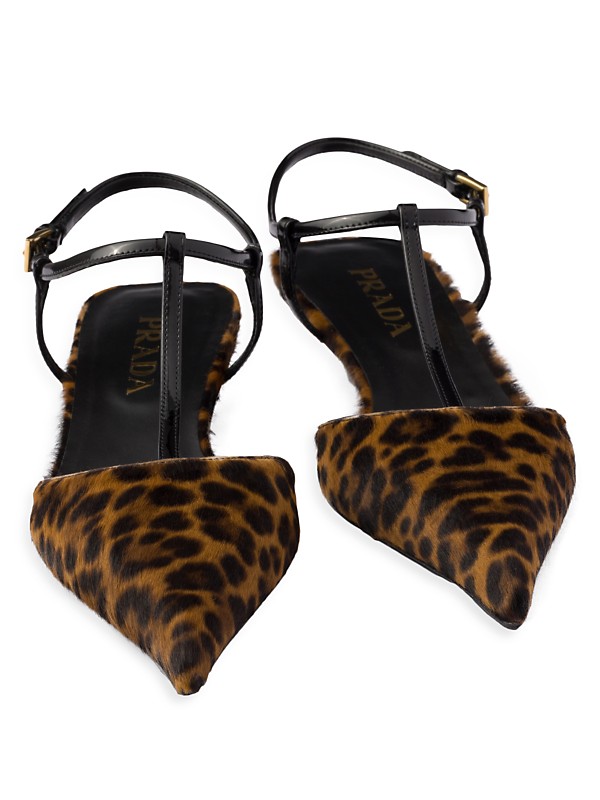 Shop Prada Printed Leather Slingback Pumps | Saks Fifth Avenue Shop Prada Printed Leather Slingback Pumps | Saks Fifth Avenue