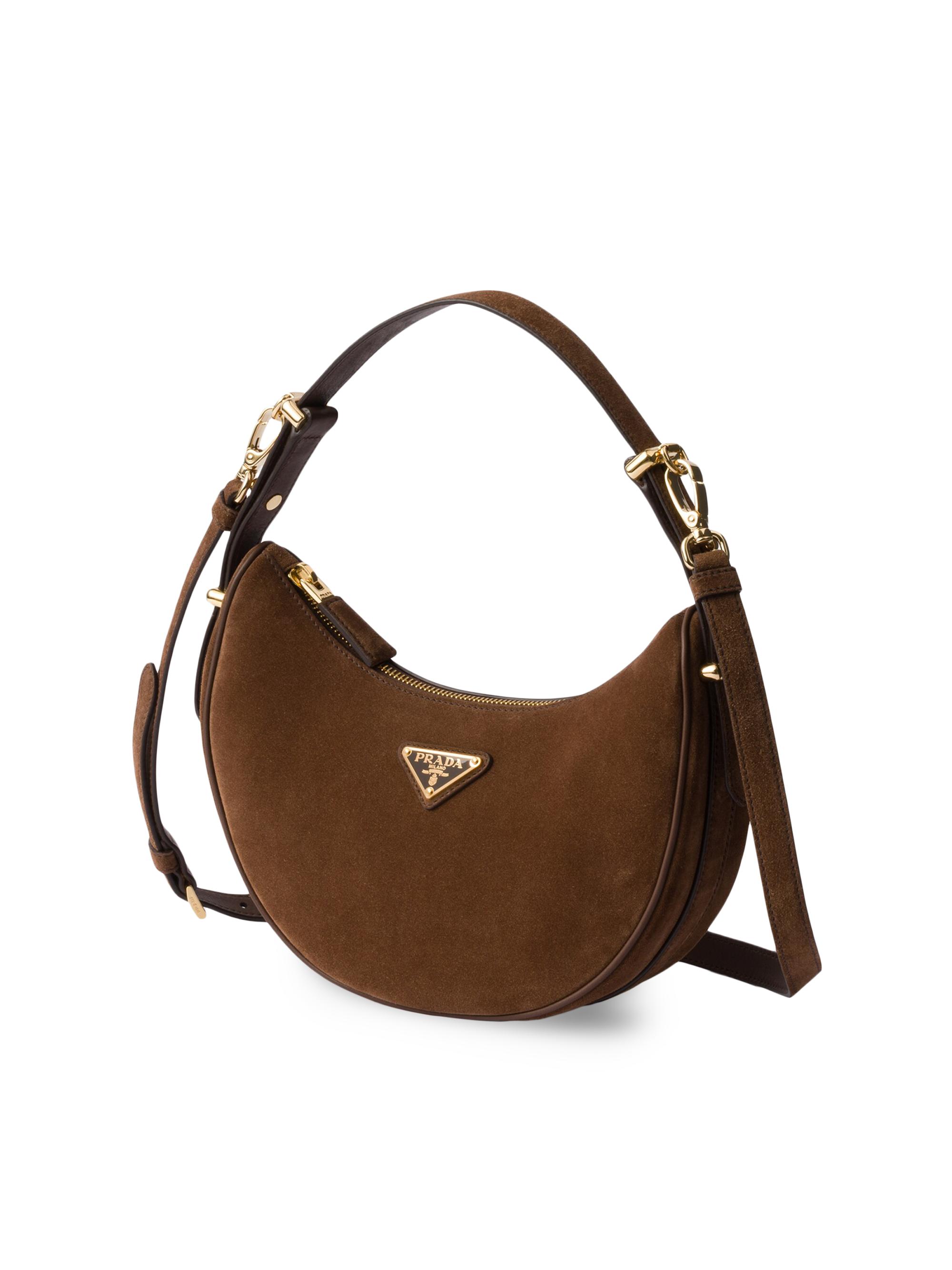 バッグ 2000s PRADA suede leather shoulder bag Prada Suede Shoulder Bag | Saks Fifth Avenue