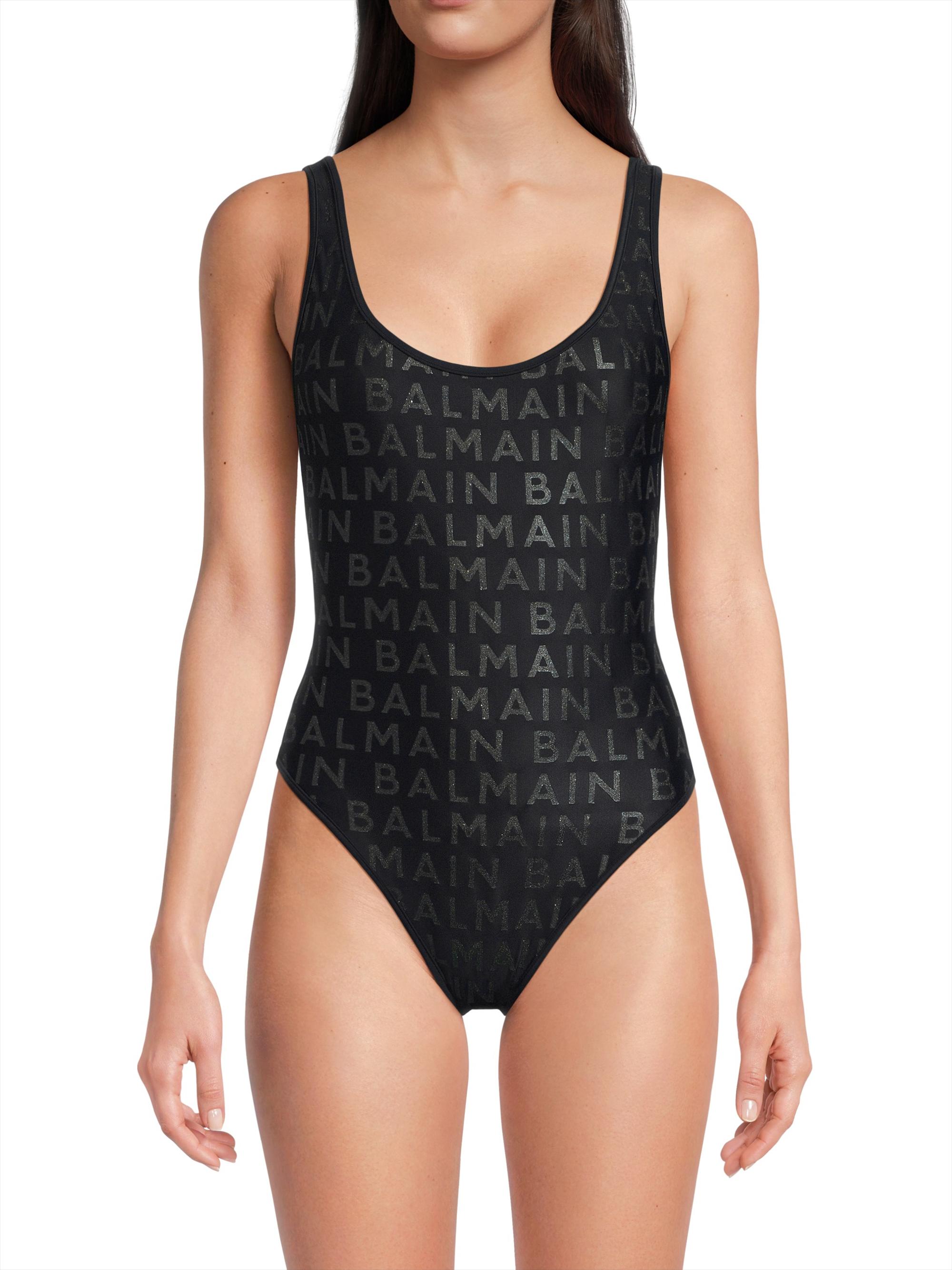 Balmain Allover Print One-Piece Swimsuit | Saks Fifth Avenue