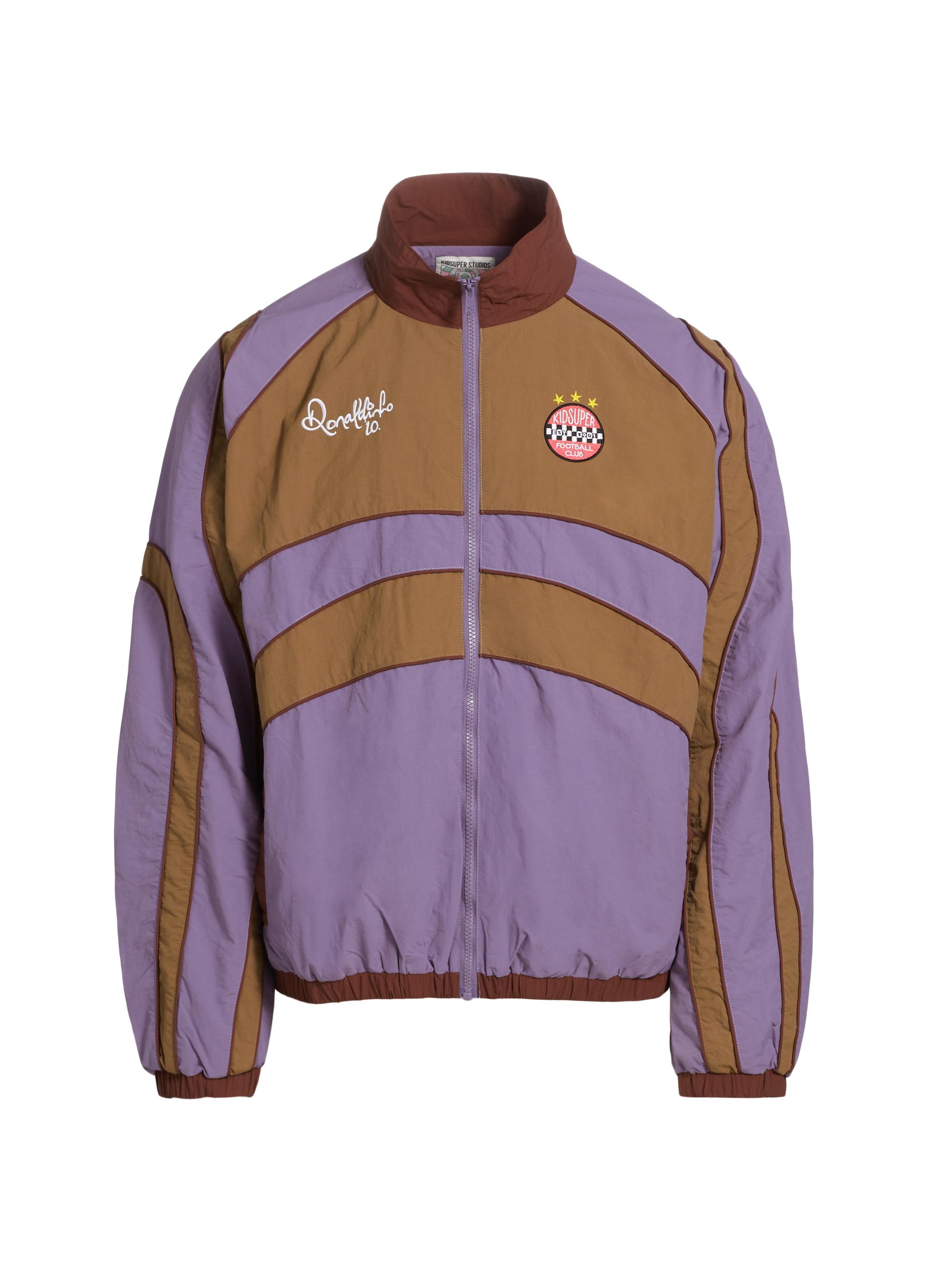 KidSuper Men's Ronaldinho X  Track Jacket - Blue Red Brown
