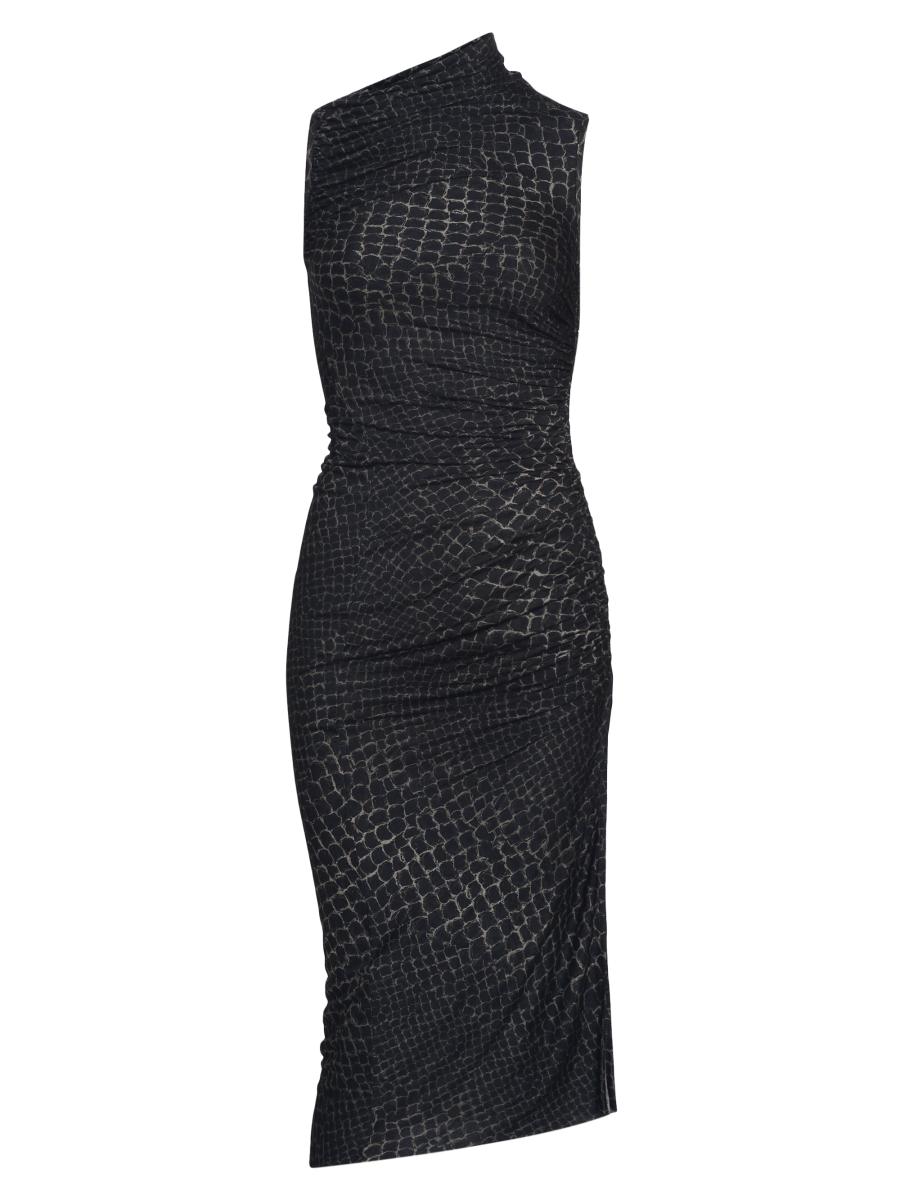 ワンピース Rick Dress Rick Owens Abito Svita Crocodile Sleeveless Knee-Length