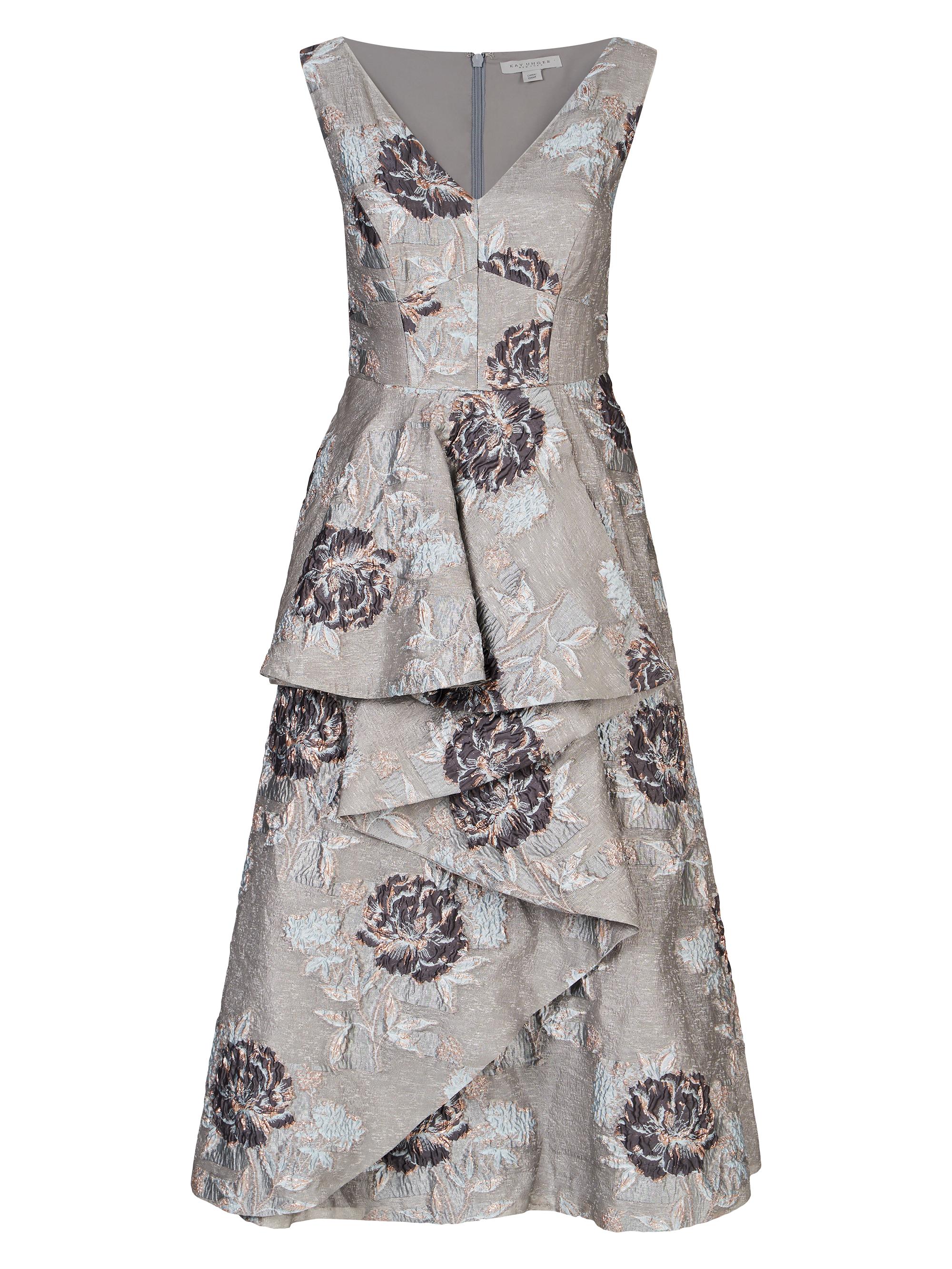Kay Unger Elsie Floral Drape Cocktail Dress | Saks Fifth Avenue
