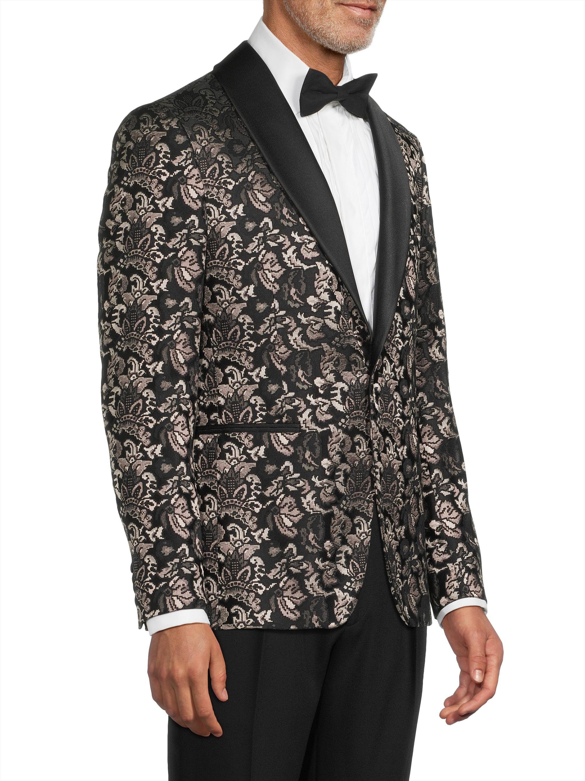 1990s PAL ZILERI ピュアシルク　サイドライン2タックトラウザーズ Pal Zileri Novel Silk-Wool Smoking Jacket | Saks Fifth Avenue