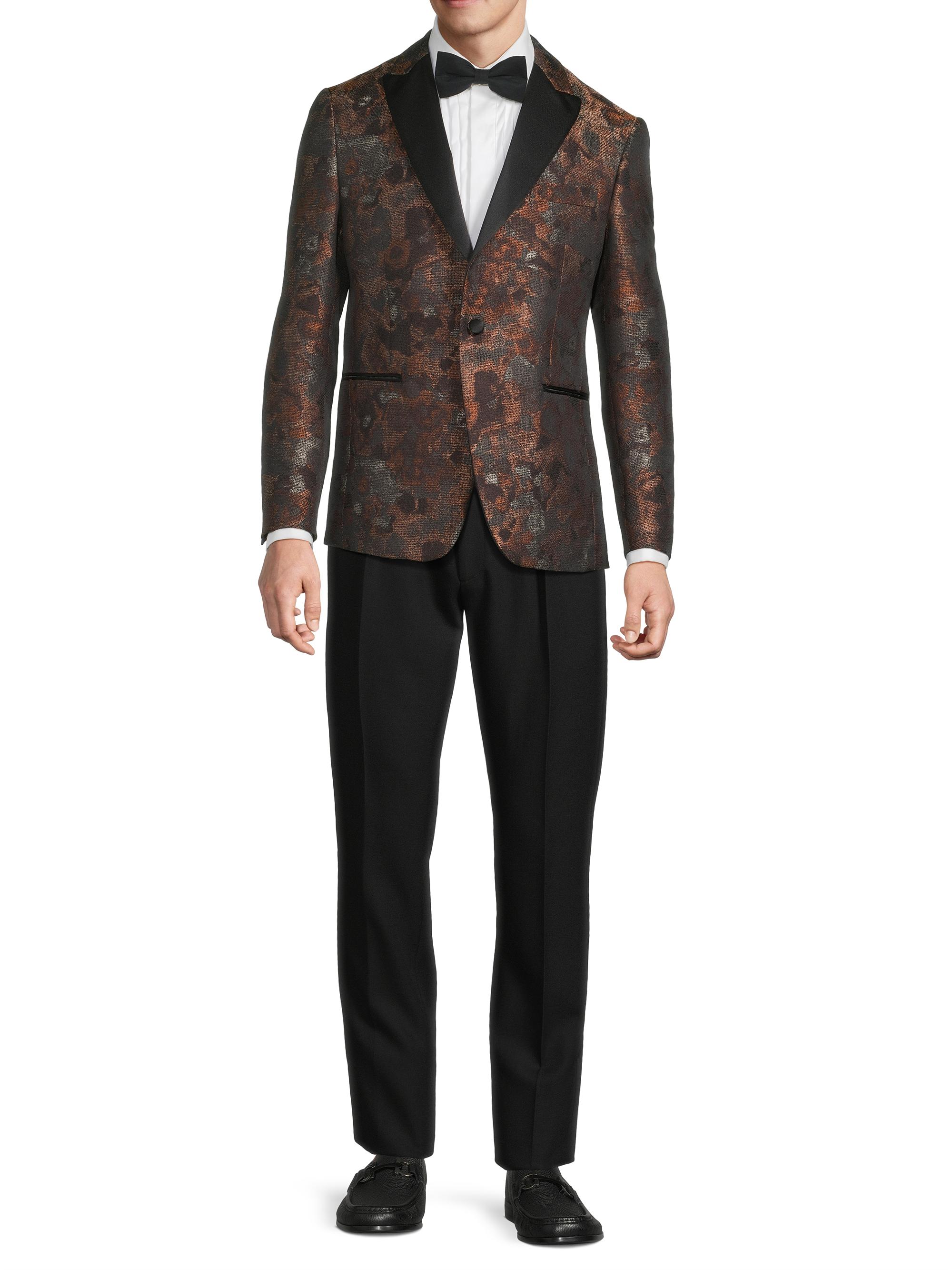 1990s PAL ZILERI ピュアシルク　サイドライン2タックトラウザーズ Pal Zileri Novel Smoking Jacket | Saks Fifth Avenue