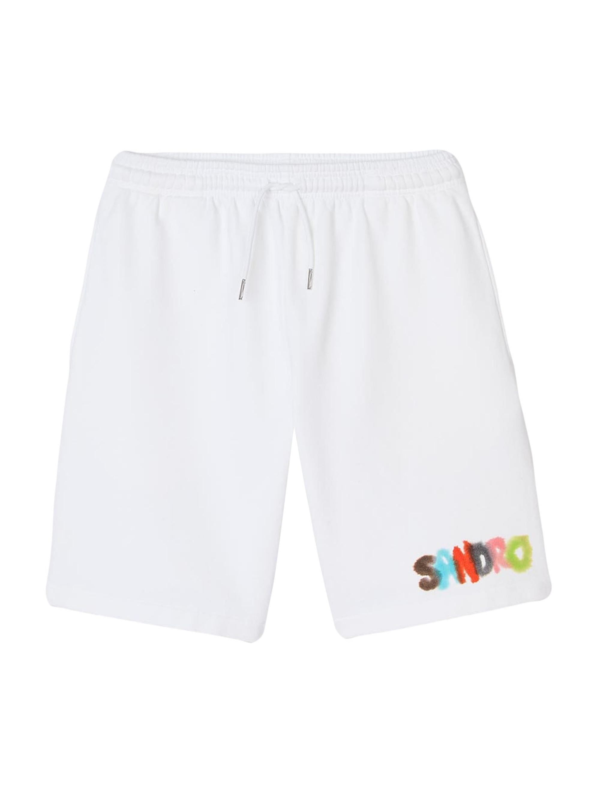 Sandro Men's Wild Animals Shorts - White