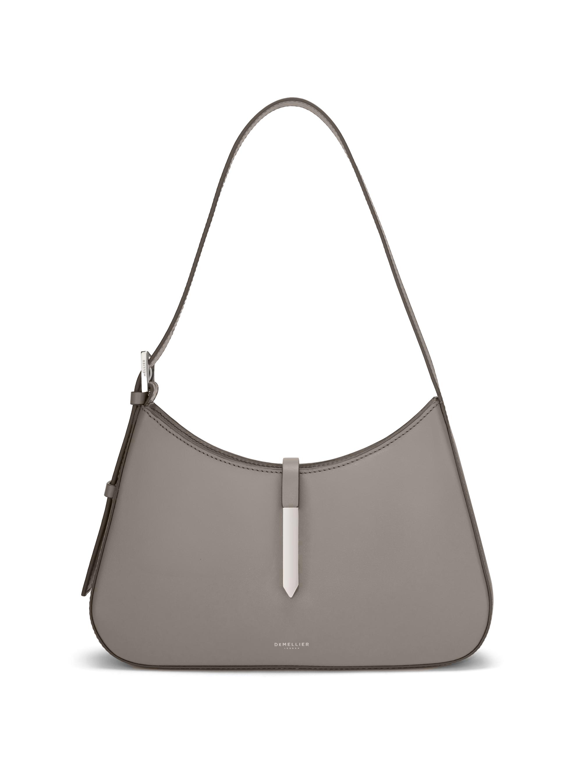 DeMellier Women's Tokyo Leather Hobo Bag - Stone Grey