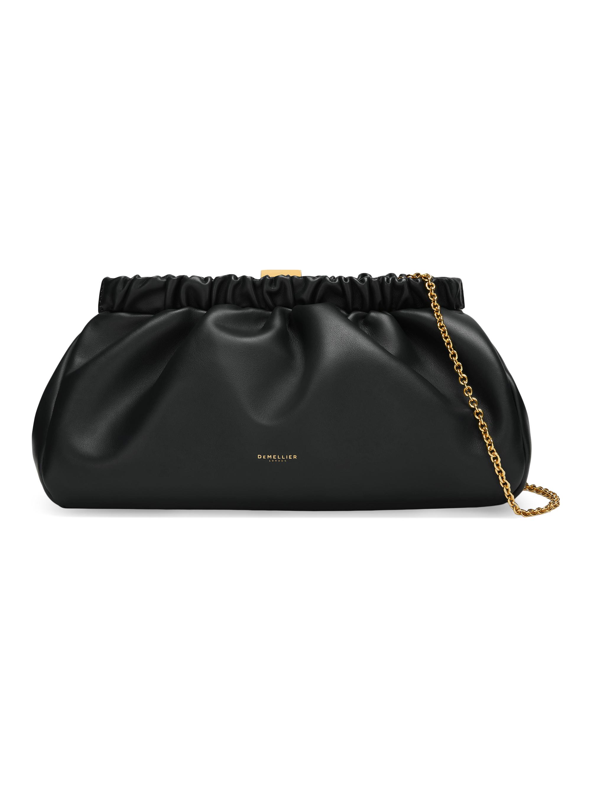 DeMellier Women's Miami Leather Clutch - Black